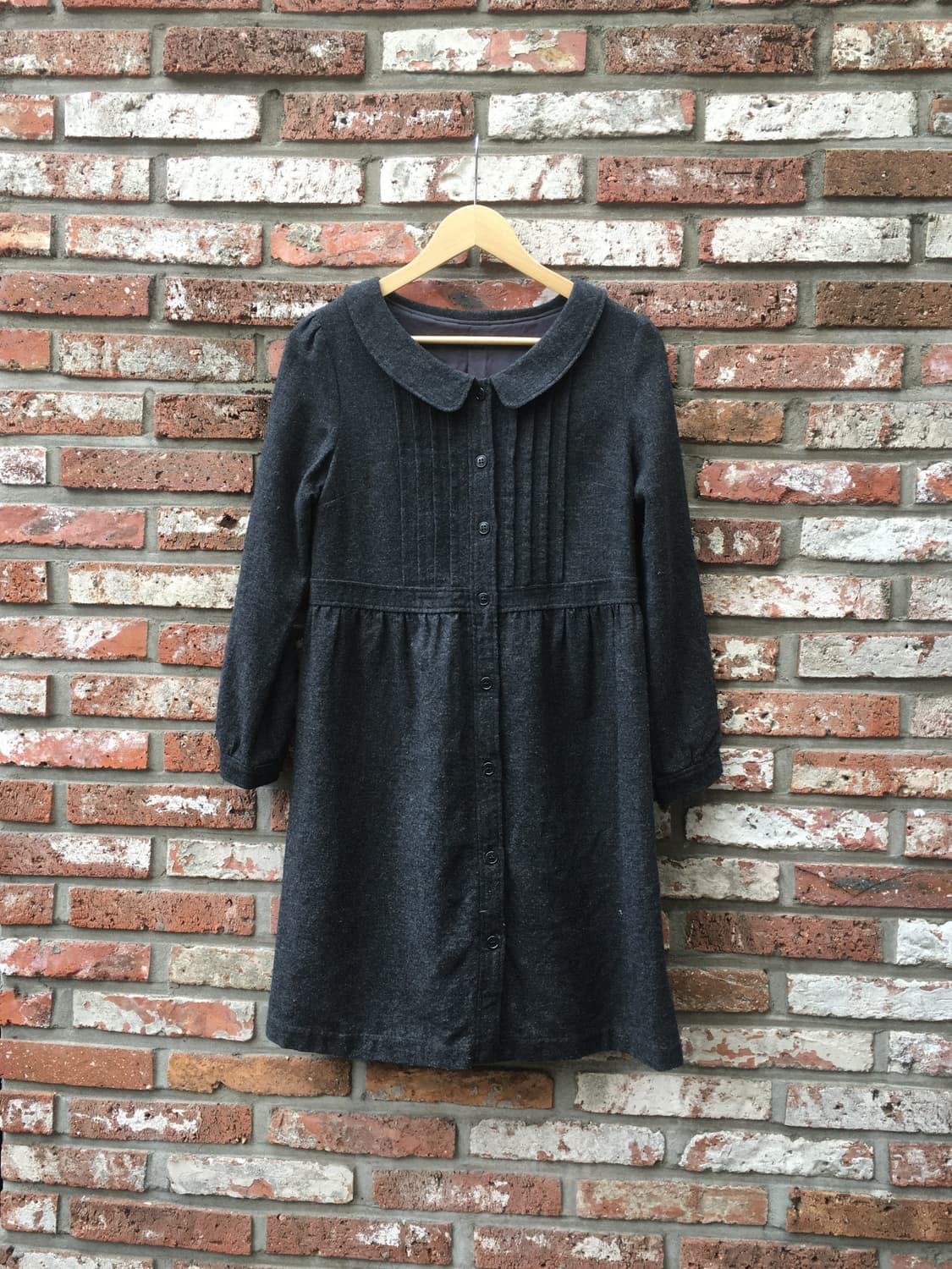 라운드카라 울 원피스 상품이미지1