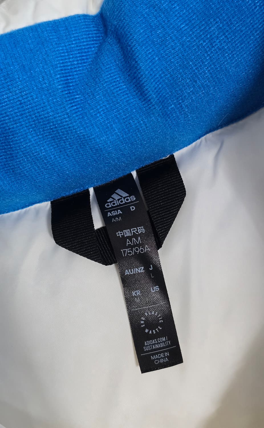 아디다스 슈퍼 퍼피 숏패딩자켓 화이트 M 상품이미지8