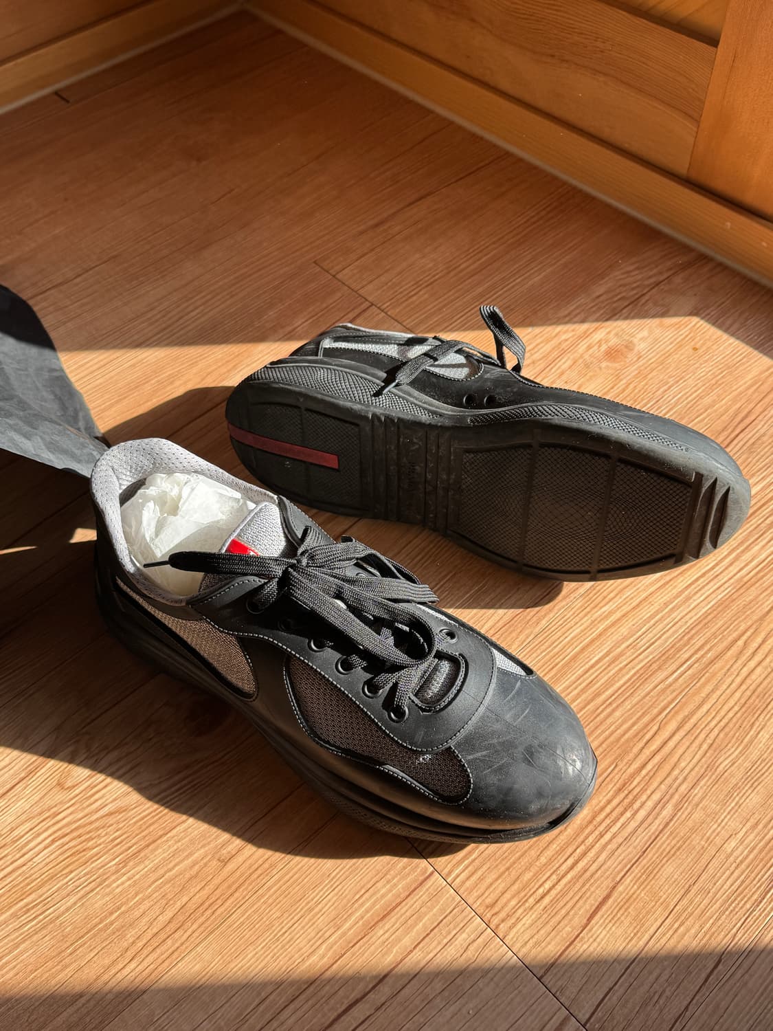 프라다 아메리카 컵 바이크 패브릭 스니커즈 상품이미지2