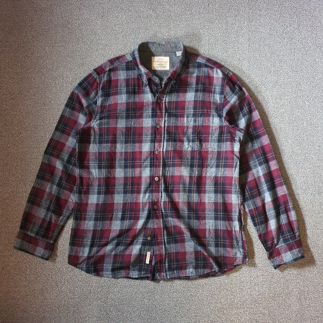 미국 수입 플란넬 체크 셔츠 no.7 상품이미지1