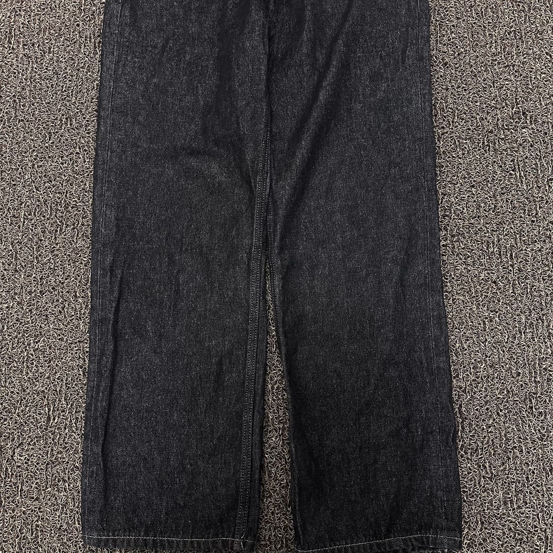 LEE 리 흑청 데님 와이드 청바지 팬츠 32인치 상품이미지4