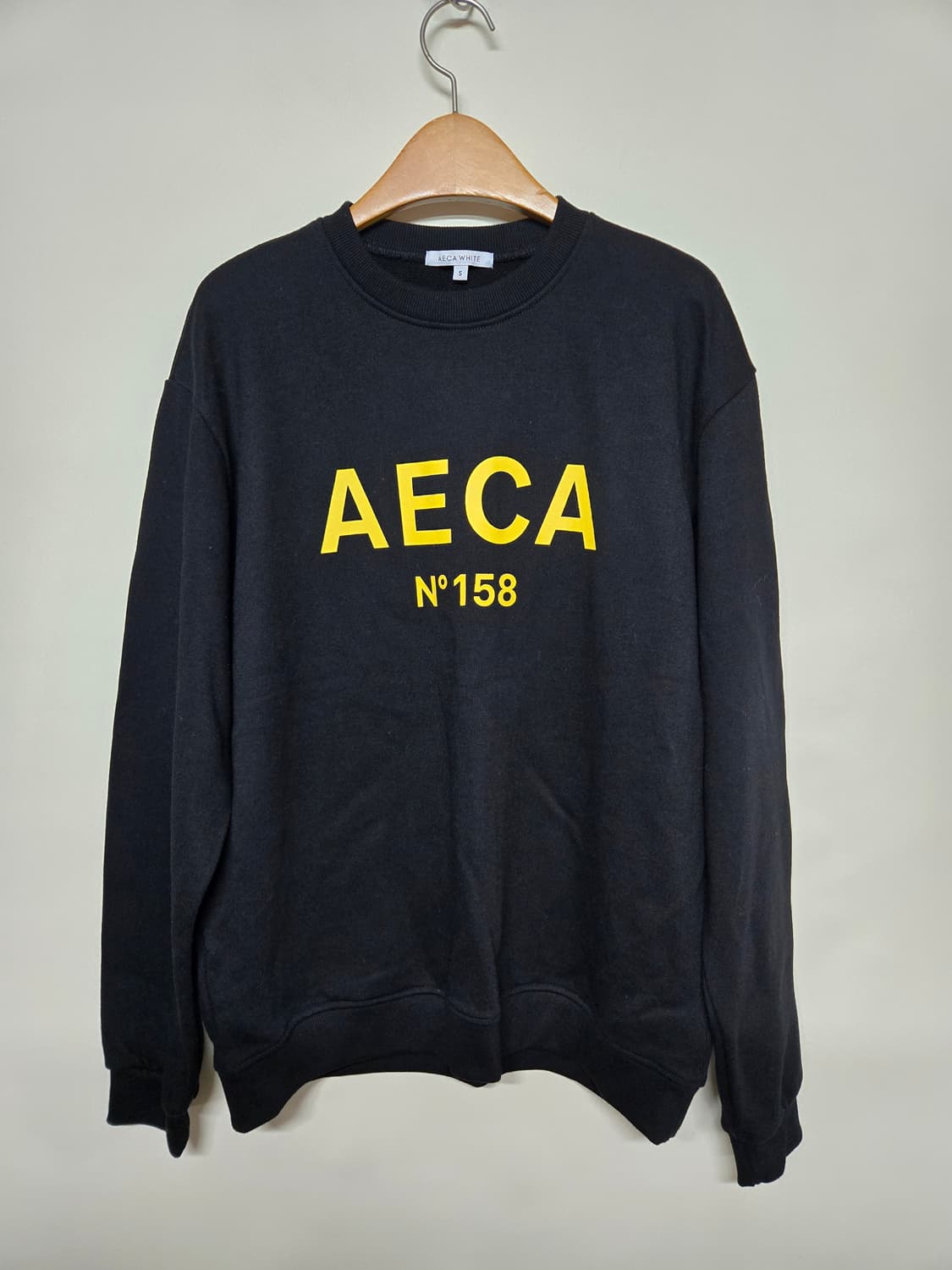 AECA WHITE 블랙 맨투맨 티셔츠S 상품이미지1
