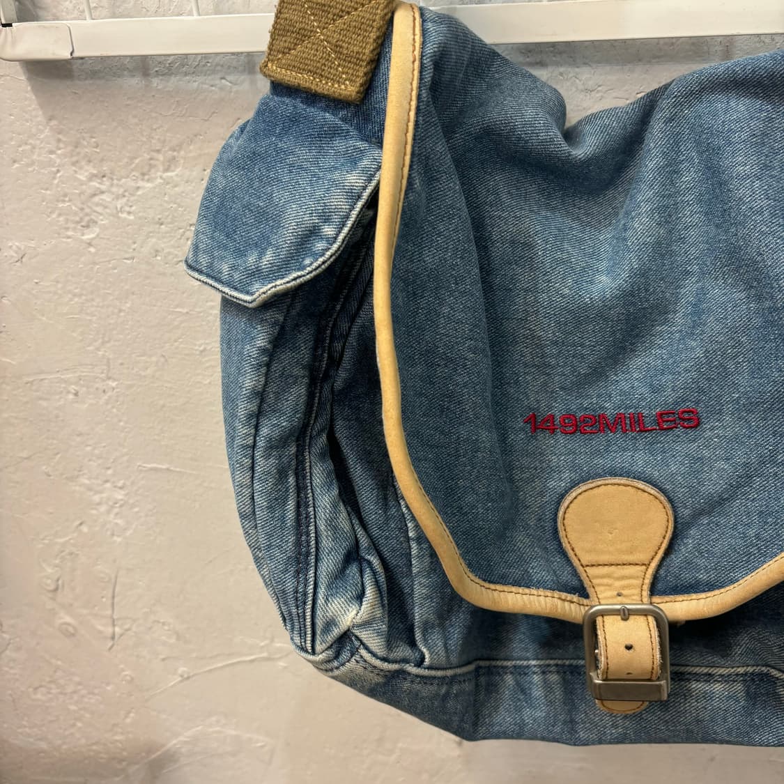 1492MILES 빈티지 데님 크로스백 OS 상품이미지4