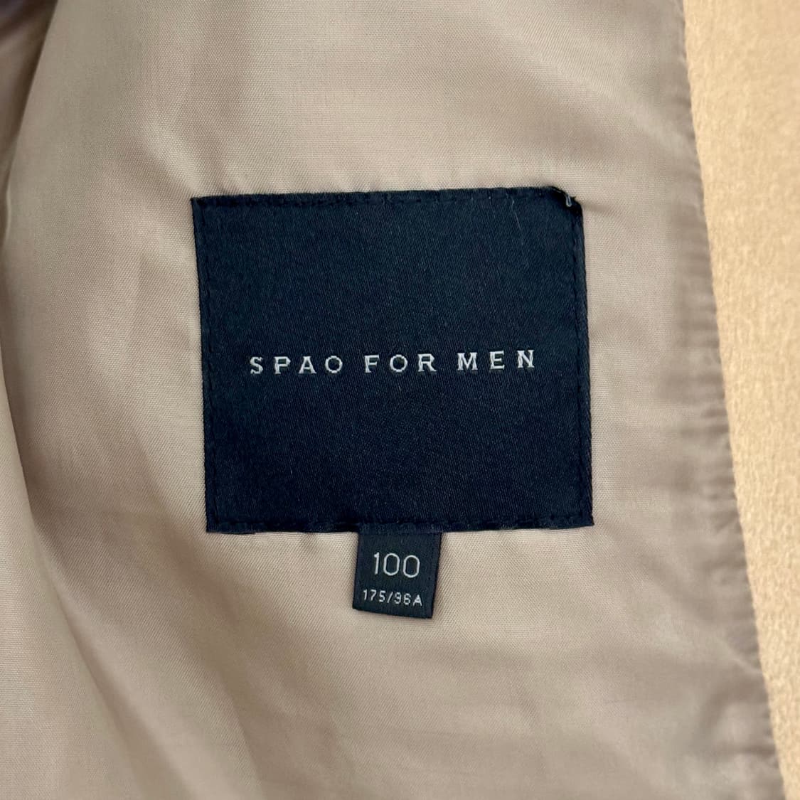 [새제품] 남자 카멜 더플코트 L 상품이미지5