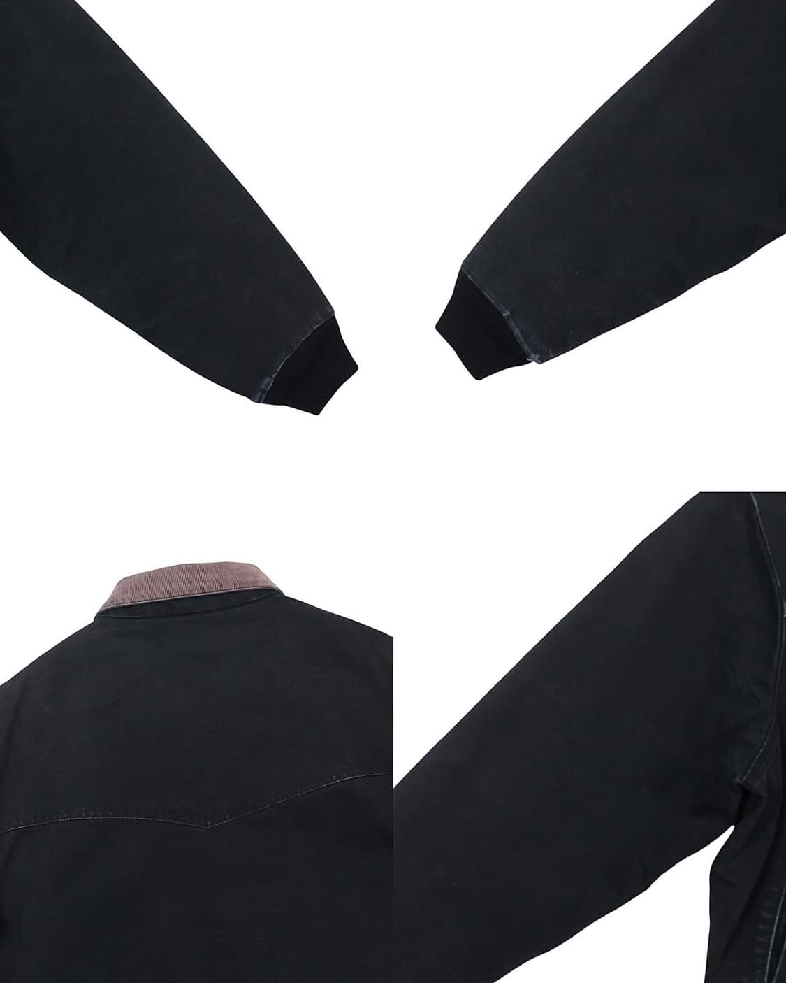 90-00s USA 칼하트 J13 BLK 블랙 산타페 자켓 빈티지 미국제 상품이미지8