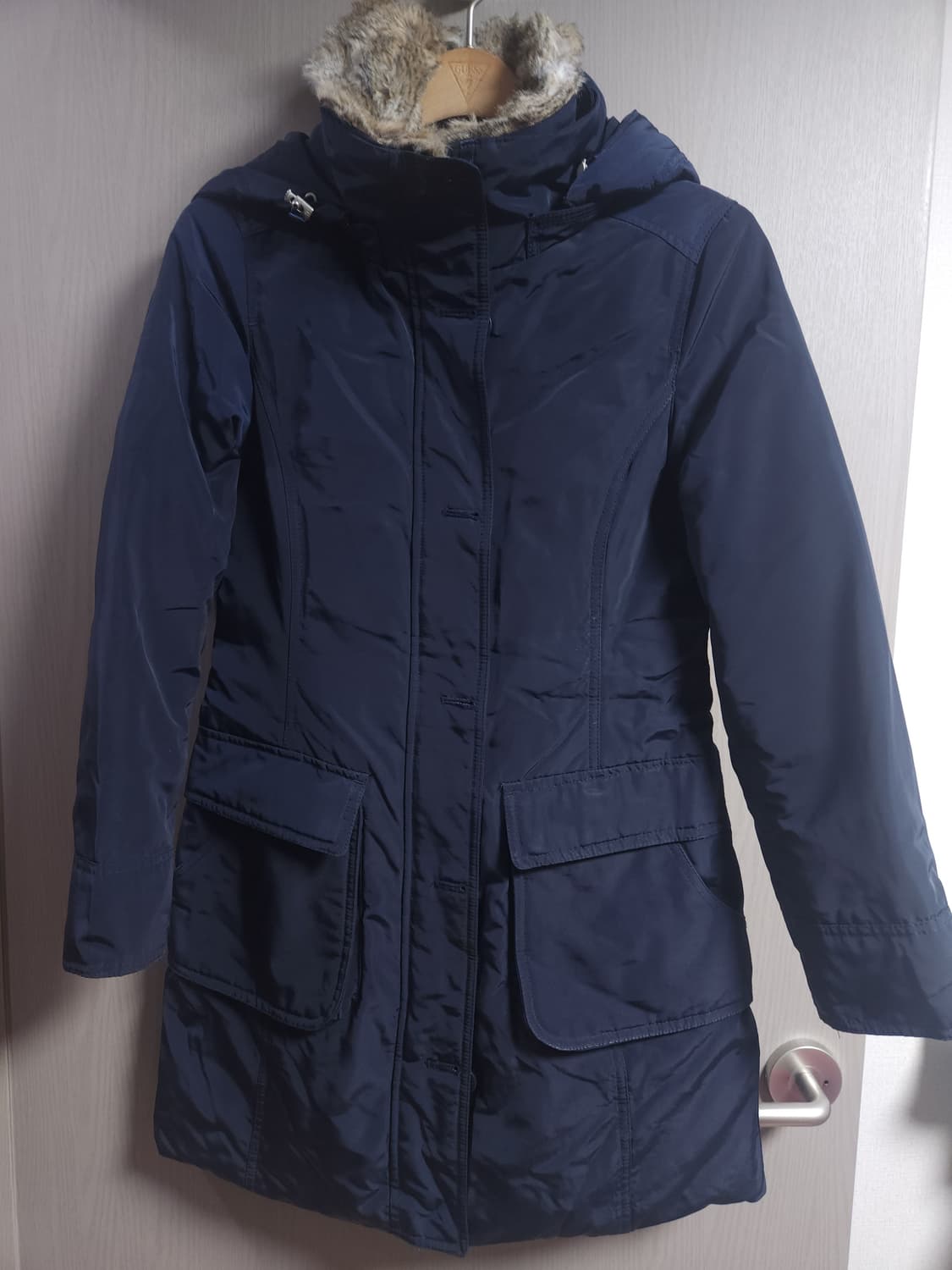 타미힐피거 롱 패딩코트 점퍼, S 상품이미지1