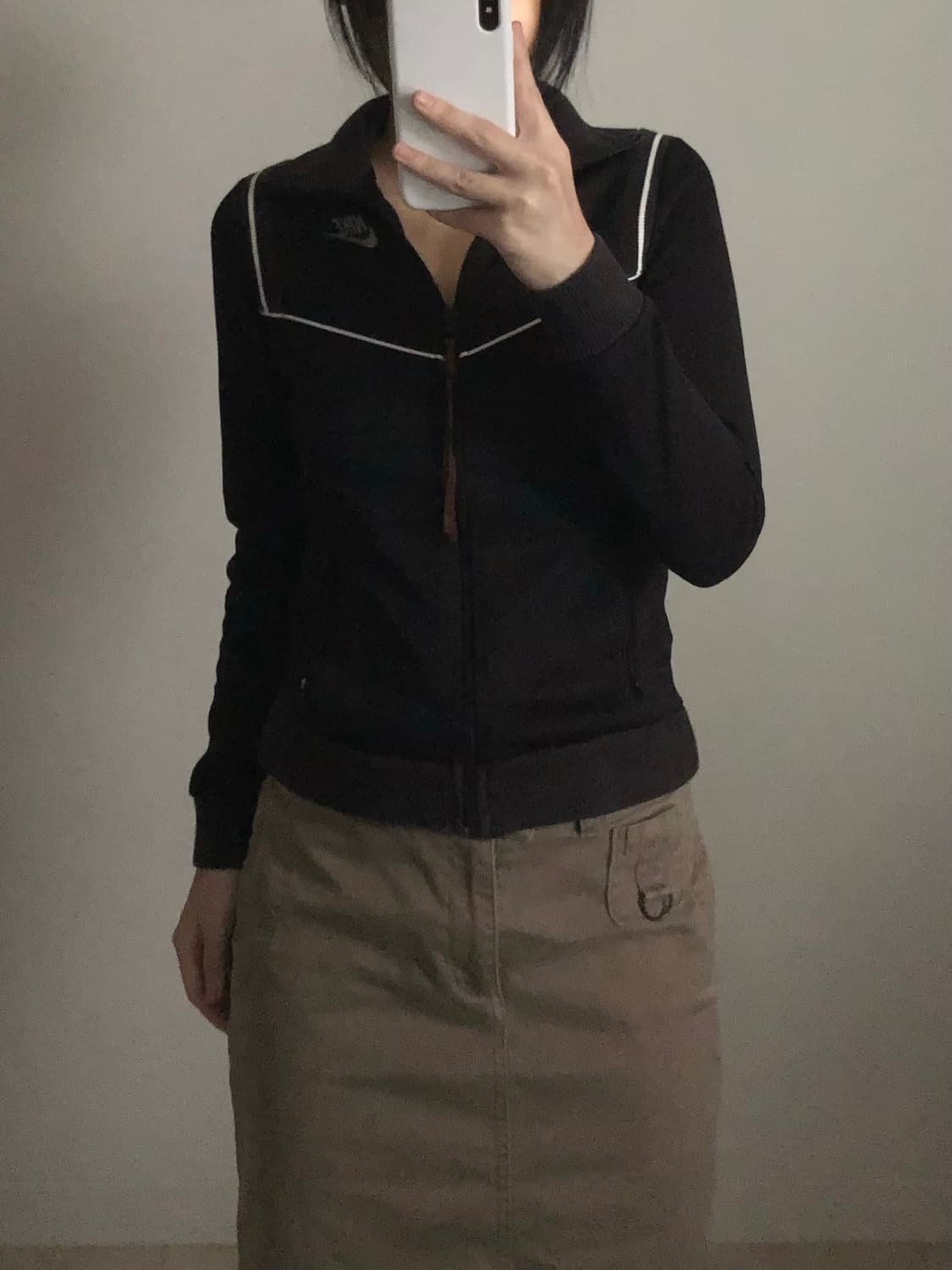 나이키 스웨이드 지퍼 트랙탑 져지 상품이미지1