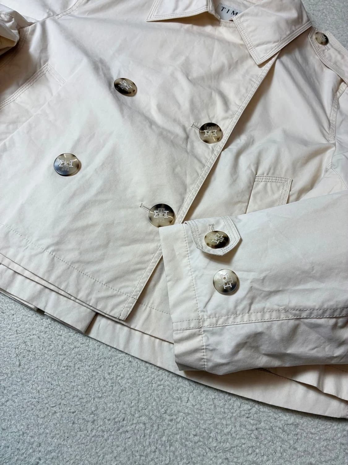 타임 TIME 22ss 메인백 인버티드 크롭 자켓 PN7556 상품이미지4