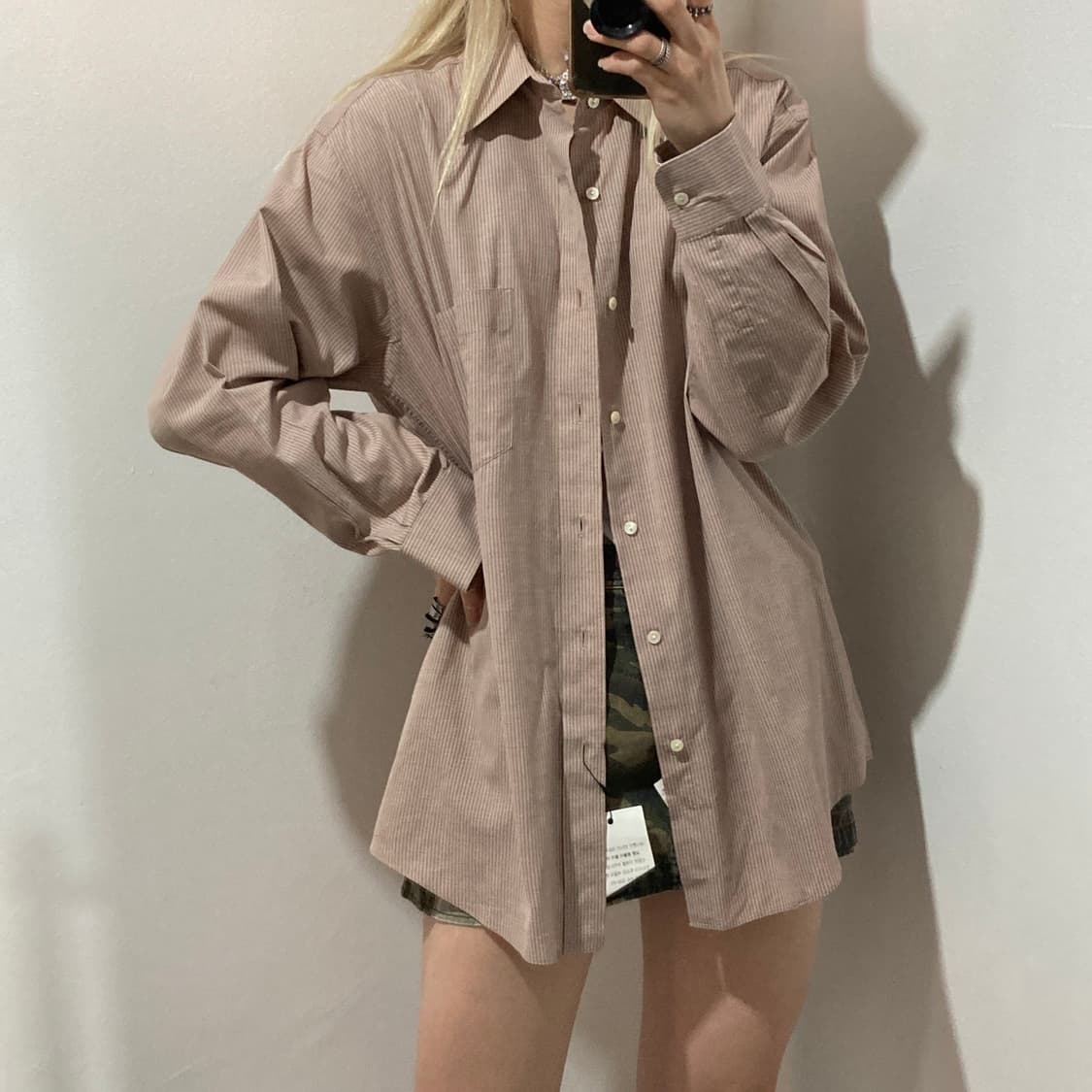 이세이미야케 스트라이프 셔츠 상품이미지1