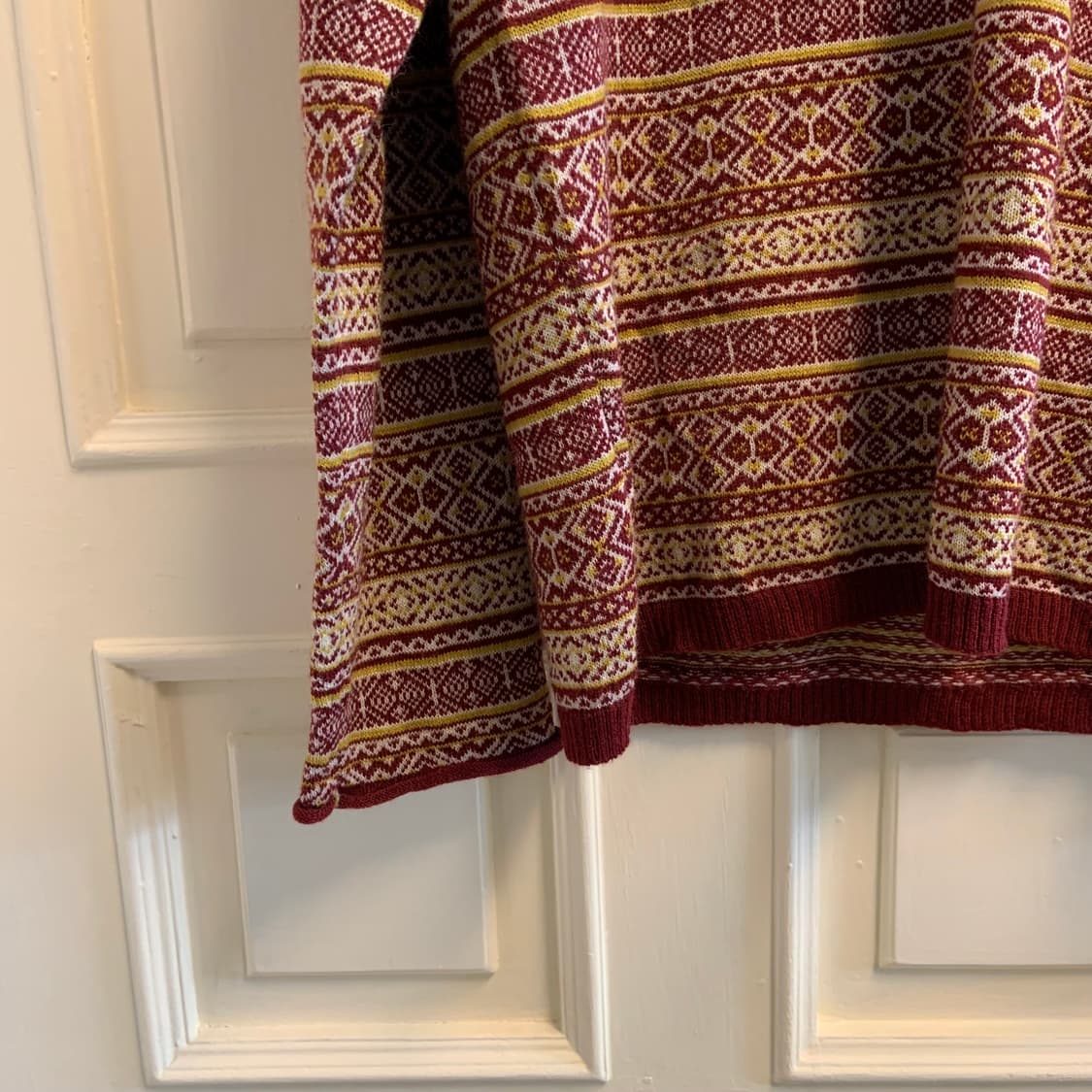 일본 빈티지 노르딕 브이넥니트 상품이미지3