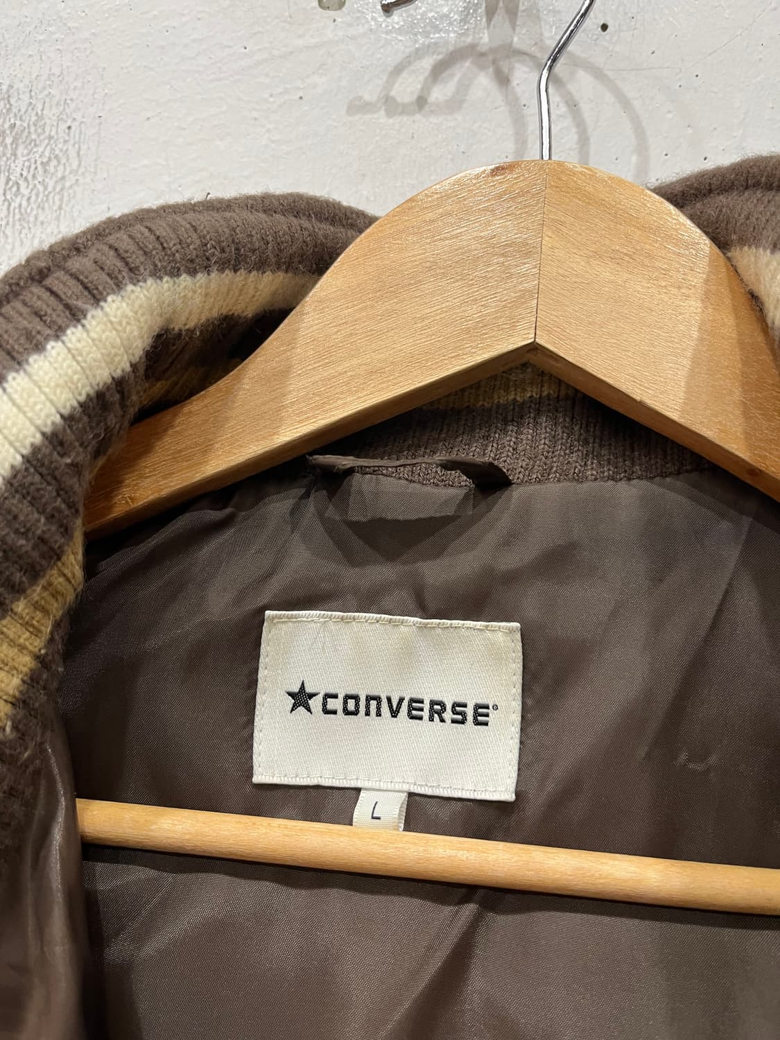 컨버스 재팬 브라운 퍼 패딩 상품이미지3