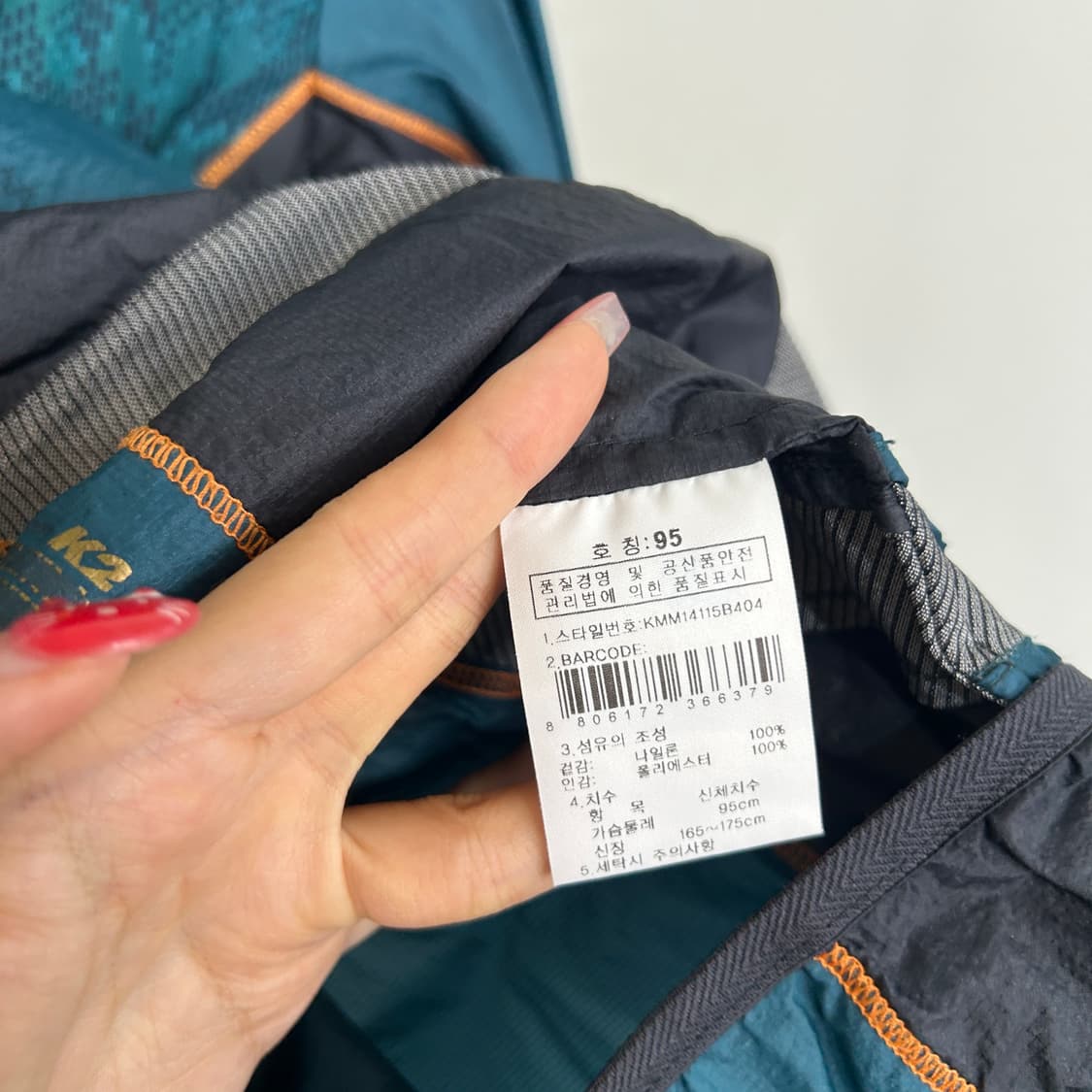 K2 남성 바람막이 95 상품이미지4