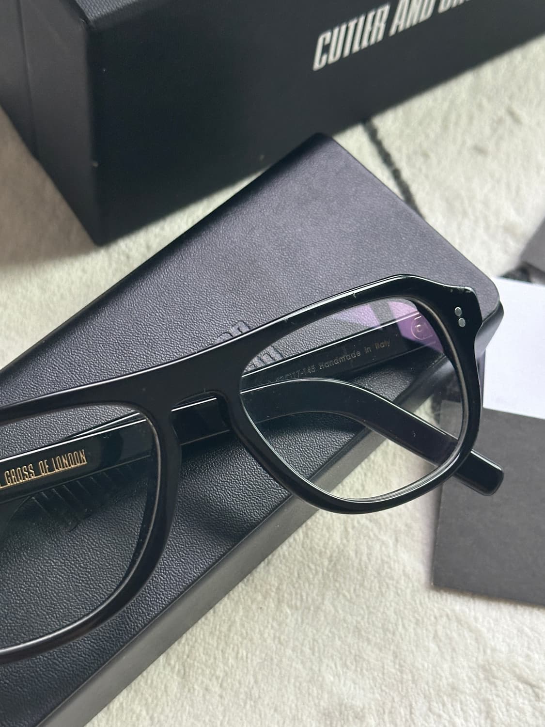 커틀러앤그로스 0822 cutler and gross 블랙 판매합니다 상품이미지4