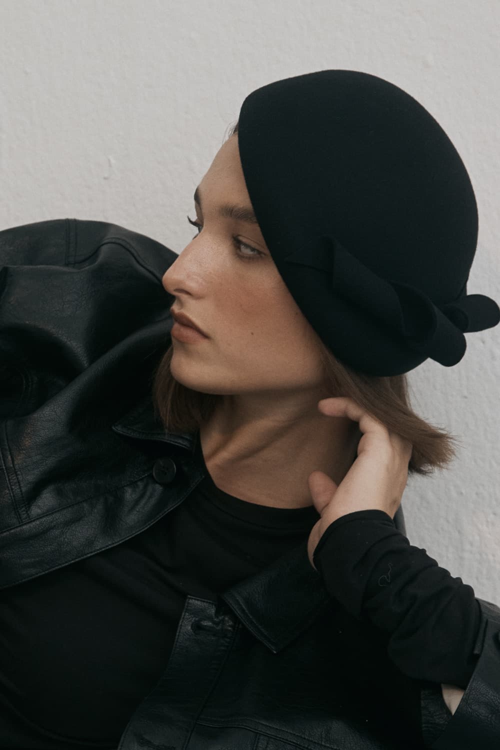 🖤 SHINJEO 울 드레이핑 베레 / 베레모 상품이미지2