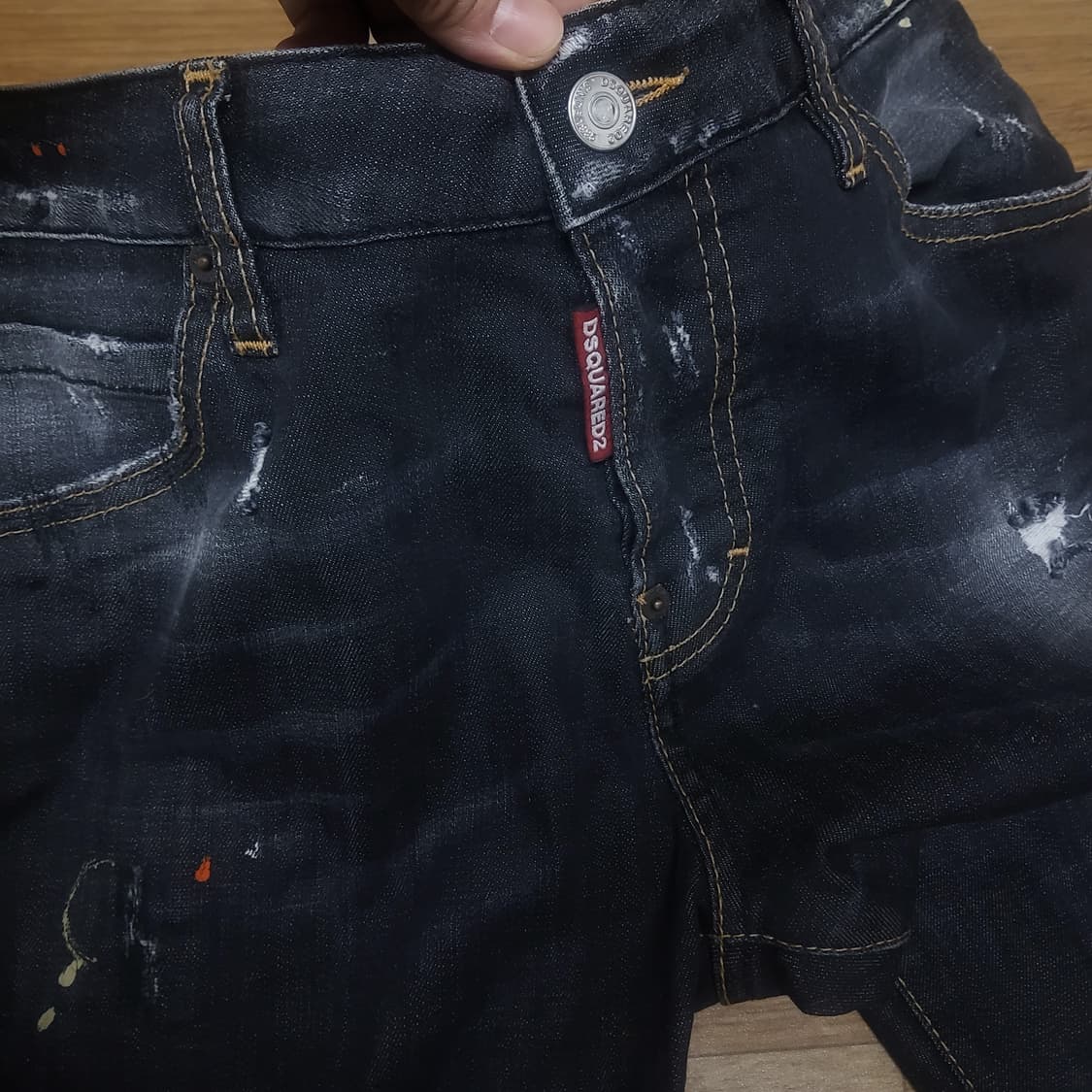 디스퀘어드2 블랙 데님 청바지 28 29 상품이미지4