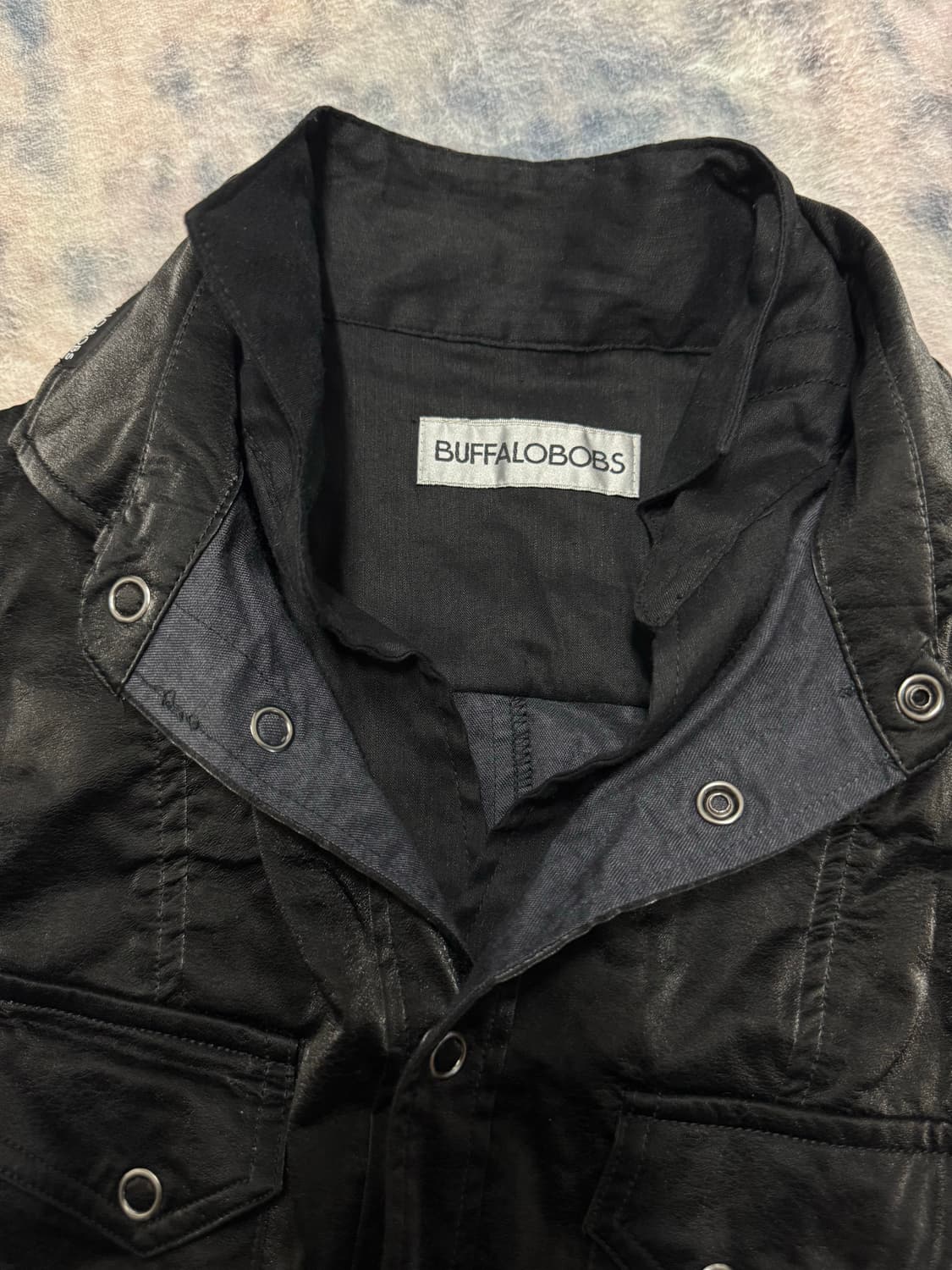 Buffalo bobs black satin layered shirts 상품이미지8