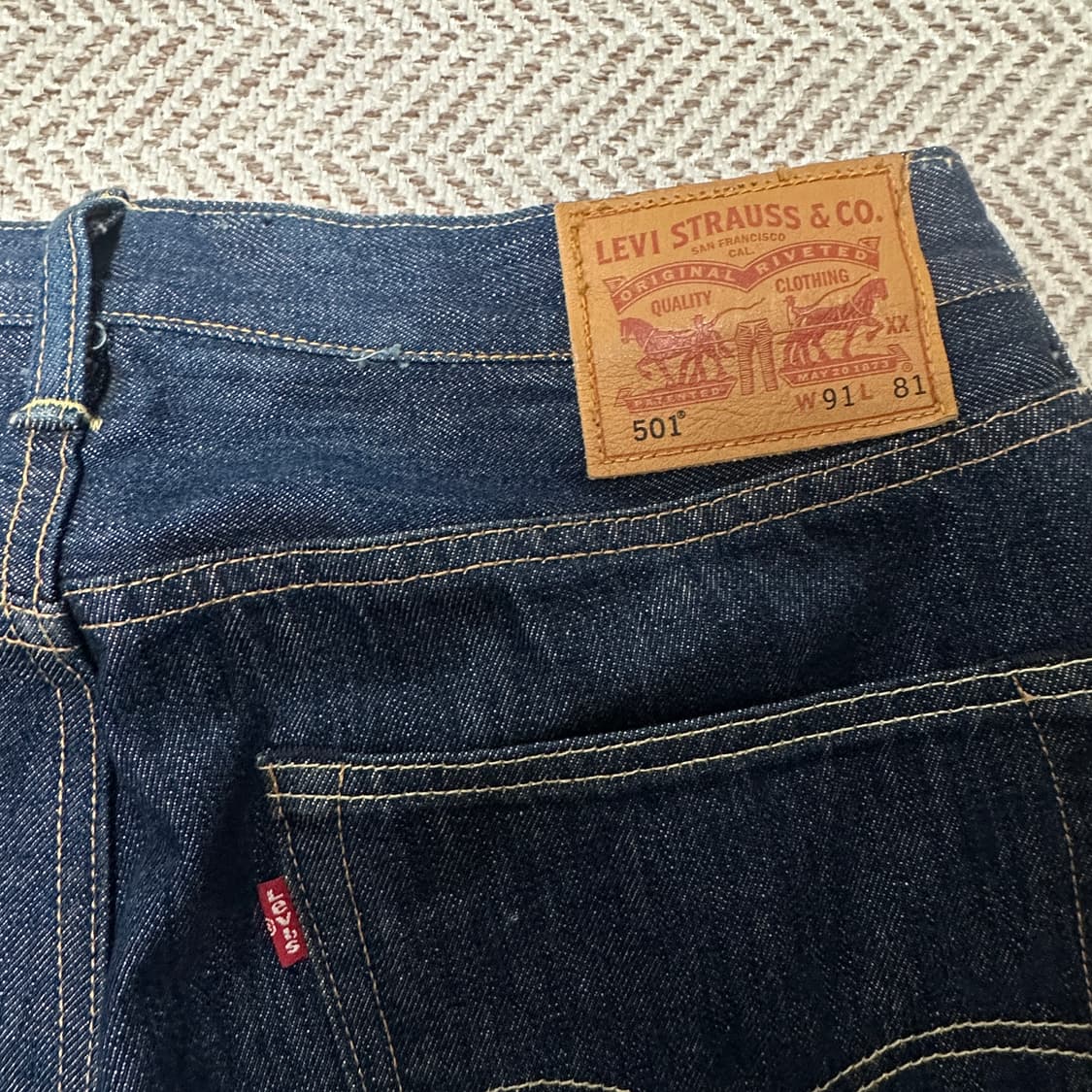 LEVI'S 501 usa made denim pants 상품이미지3
