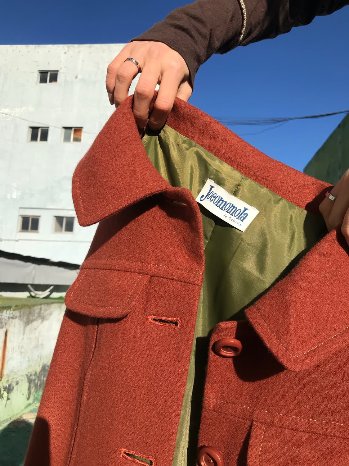 Jocomomola 메이플 브라운 숏 자켓 상품이미지2