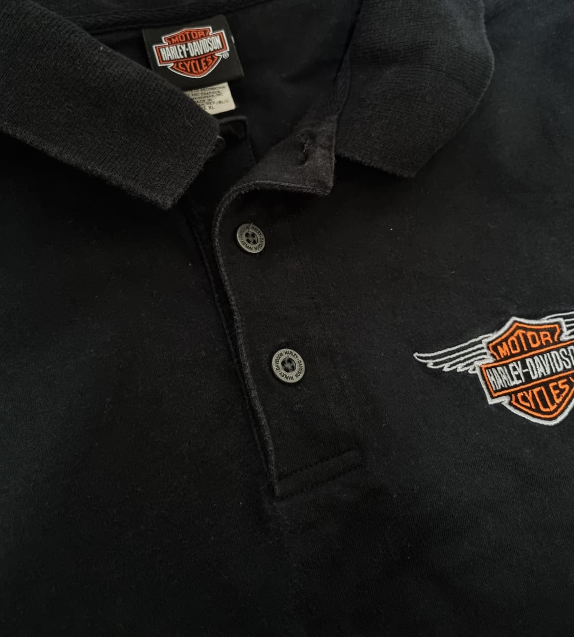 Vintage Harley Davidson Polo Shirt 상품이미지5