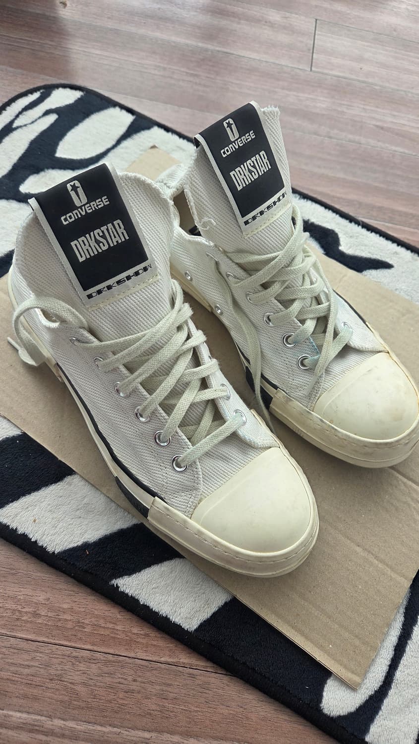 컨버스 릭오웬스 다크스타 아이보리  상품이미지1