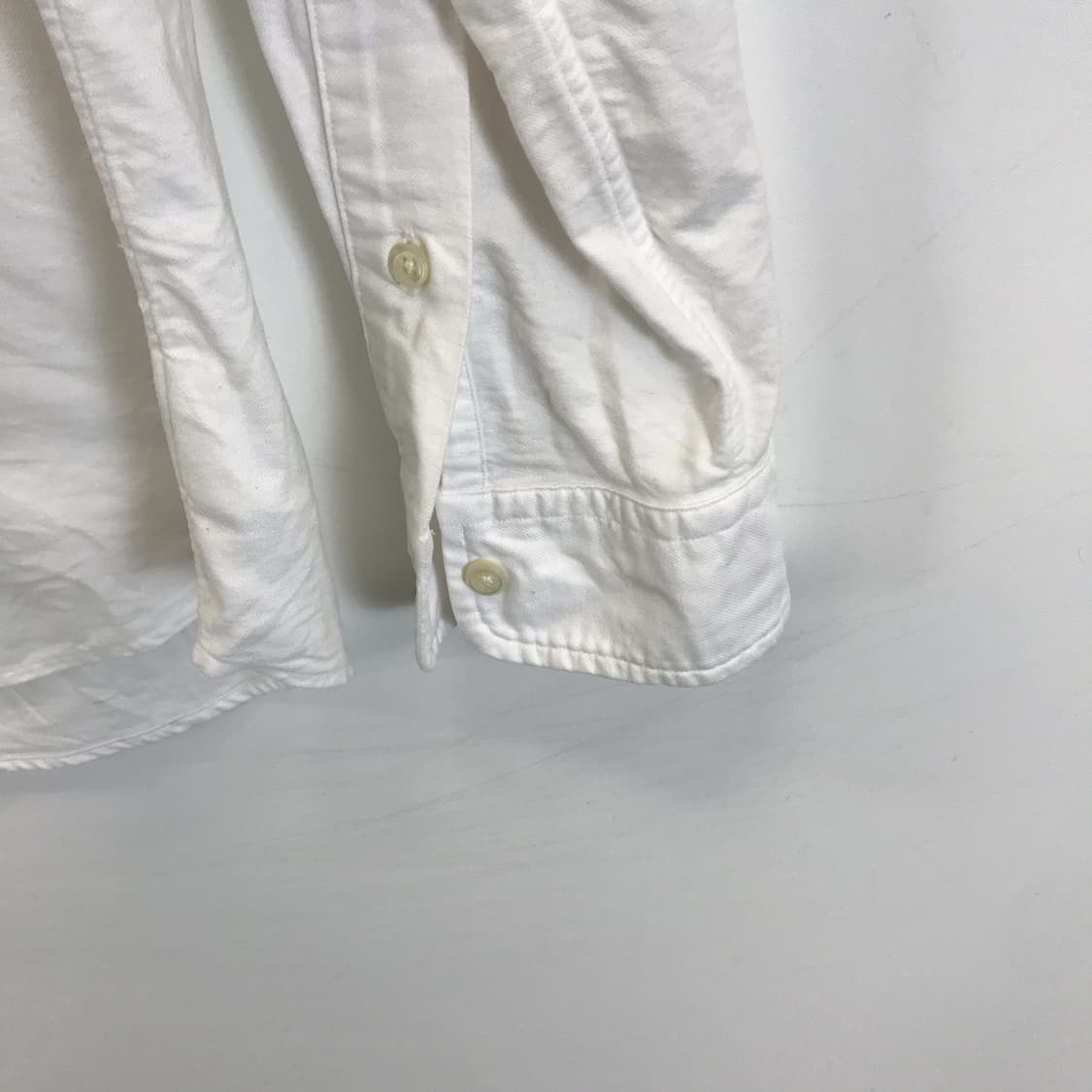 폴로 랄프로렌 클래식핏 화이트셔츠 QR정품 [M] 상품이미지3