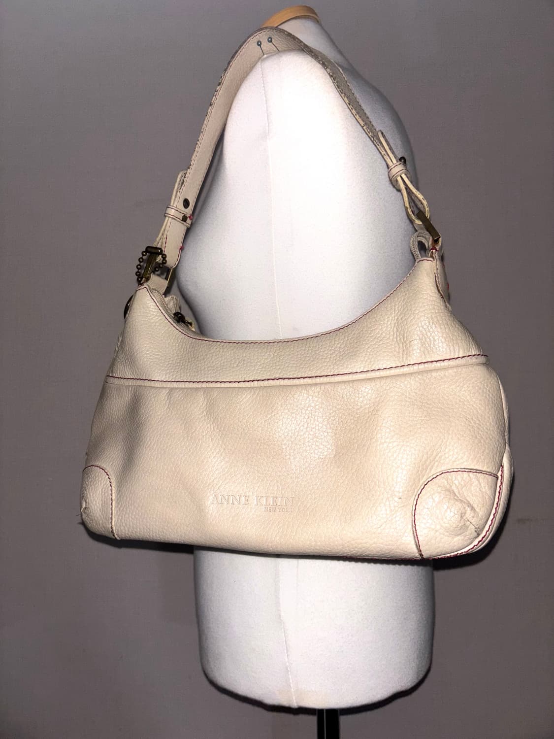 Anne klein vintage ivory shoulder bag 상품이미지1