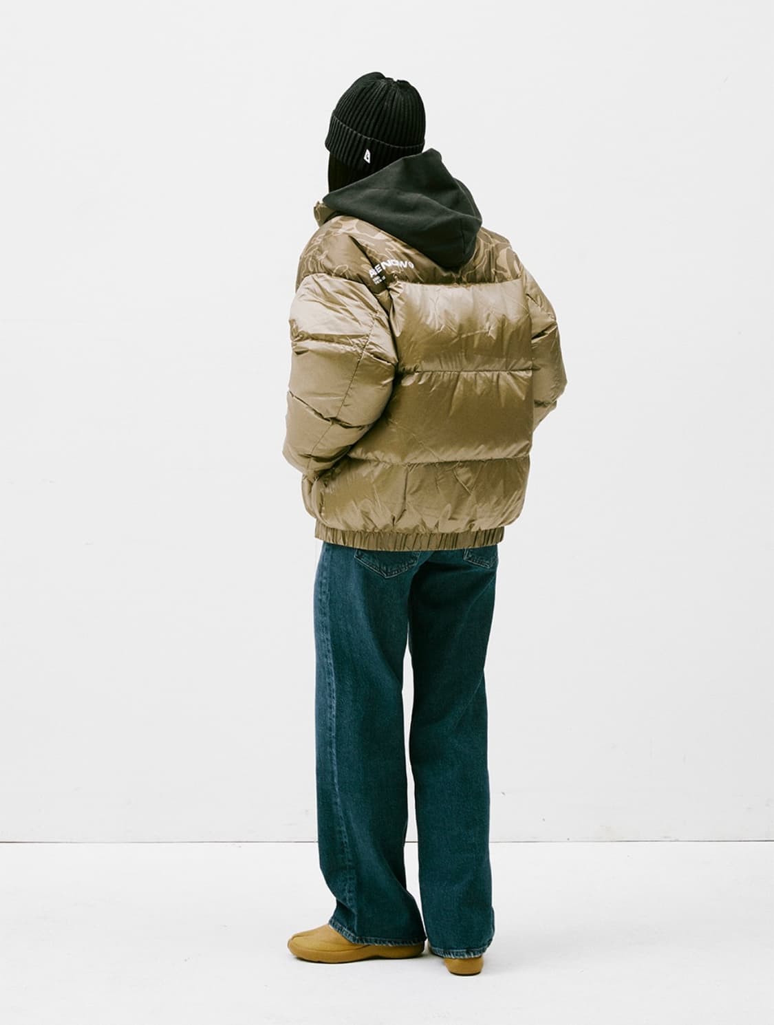 에이프 29.5인치 나우 다운 자켓 다크 베이지 - 24FW 상품이미지4