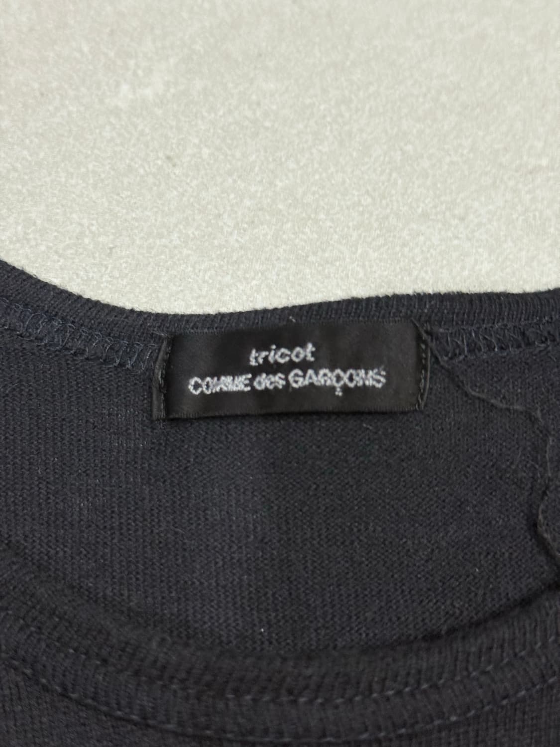 2001 꼼데가르송 5송이 장미 결합 울 니트 롱슬리브 스웨터 상품이미지3