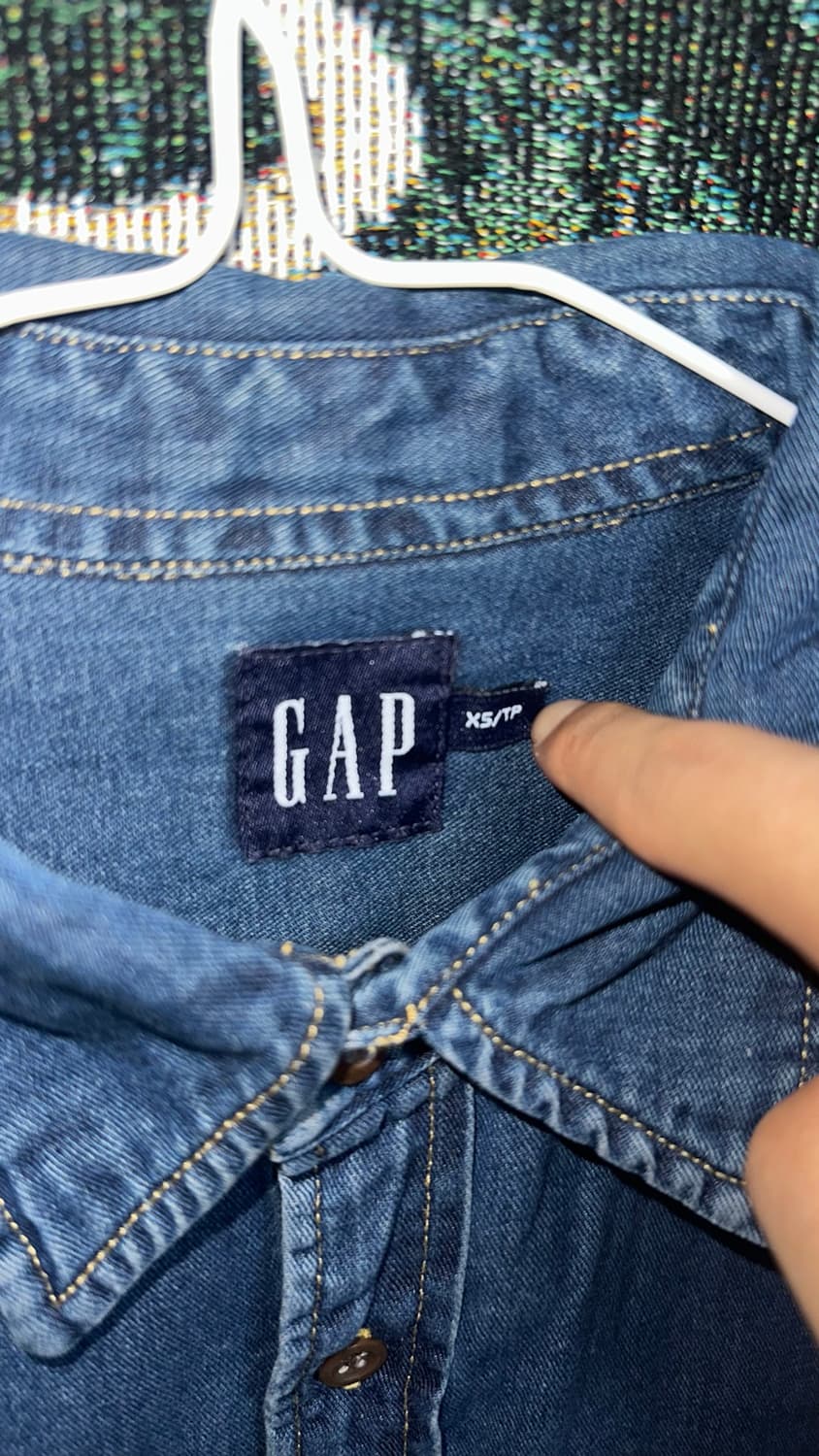 GAP 데님 투포켓 셔츠 XS 상품이미지2