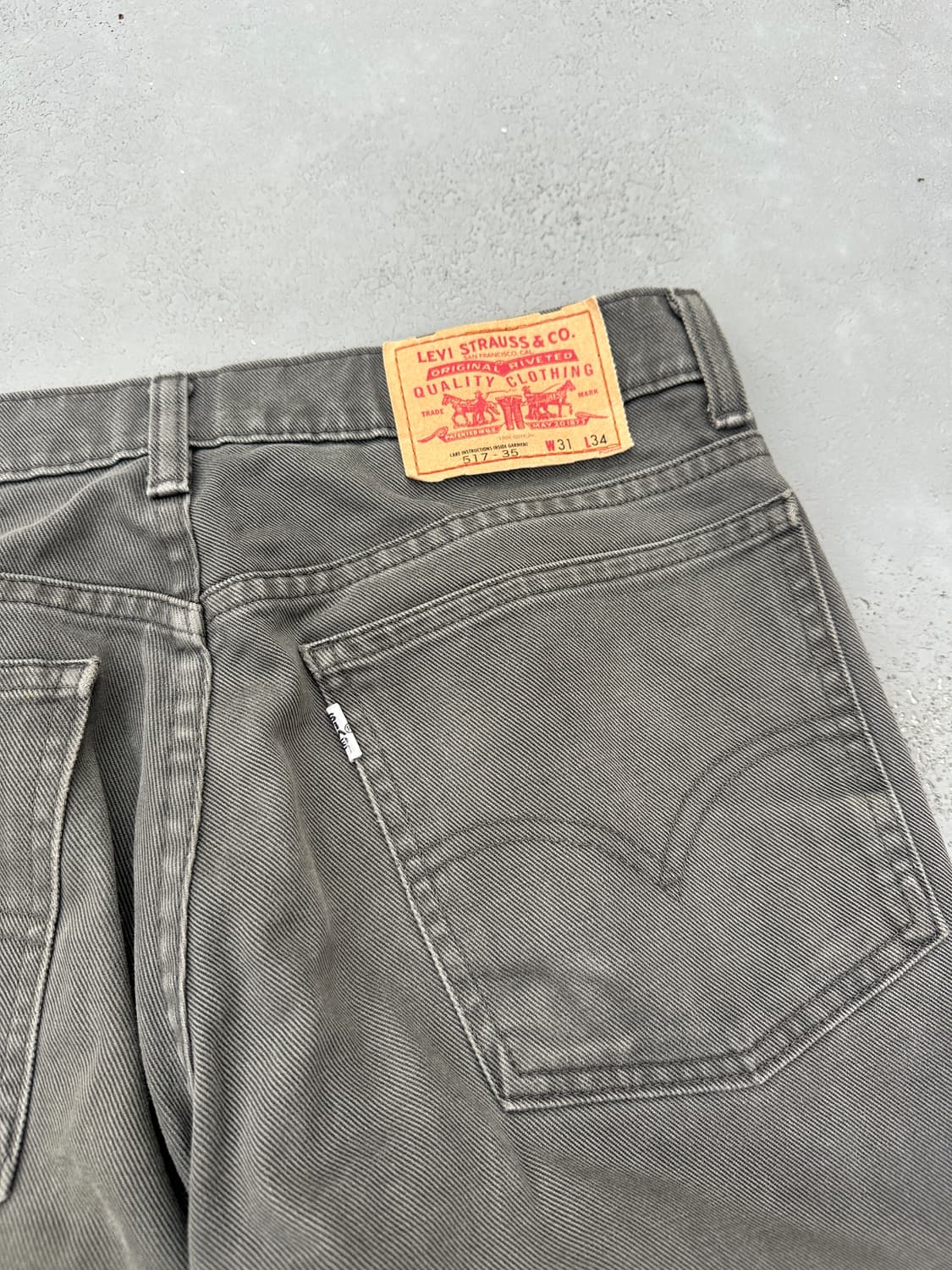 [31] 리바이스 517 부츠컷 그레이 코튼팬츠 상품이미지2