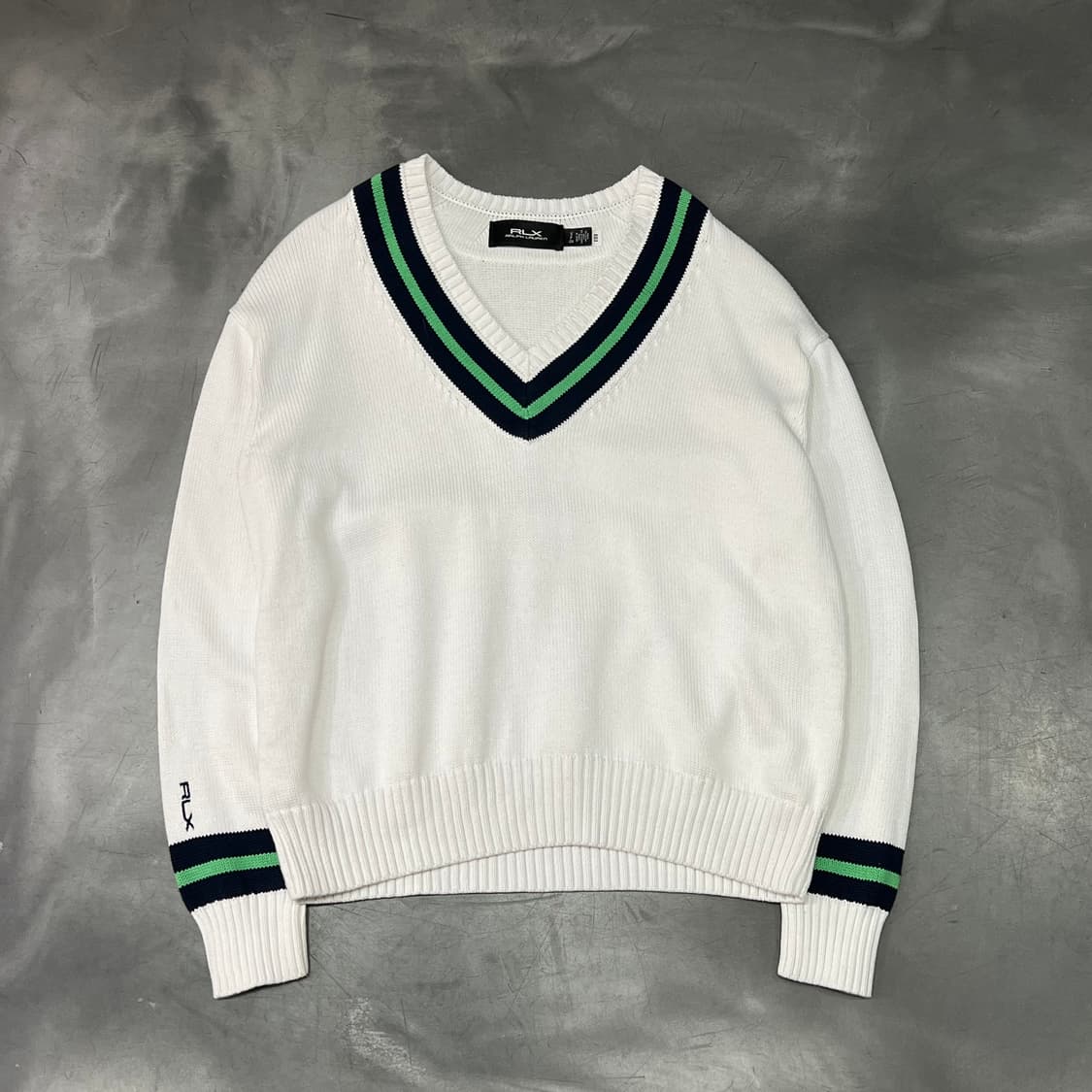  RLX 프레피 브이넥 니트 y15536 상품이미지1