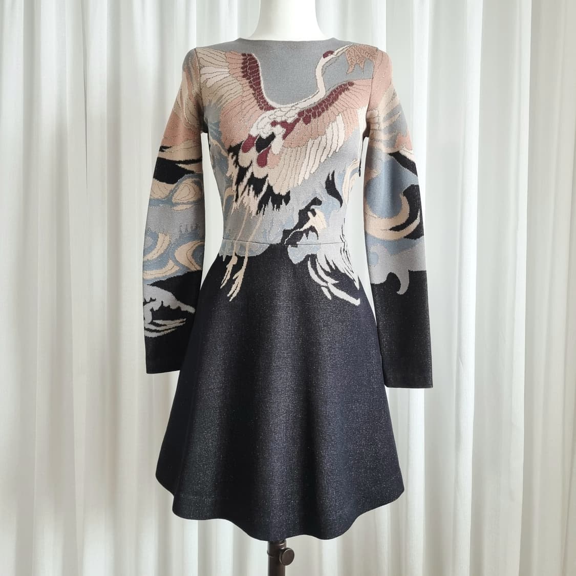 VALENTINO 발렌티노 금사디자인 니트 원피스 (44-55) 새옷수준 상품이미지1