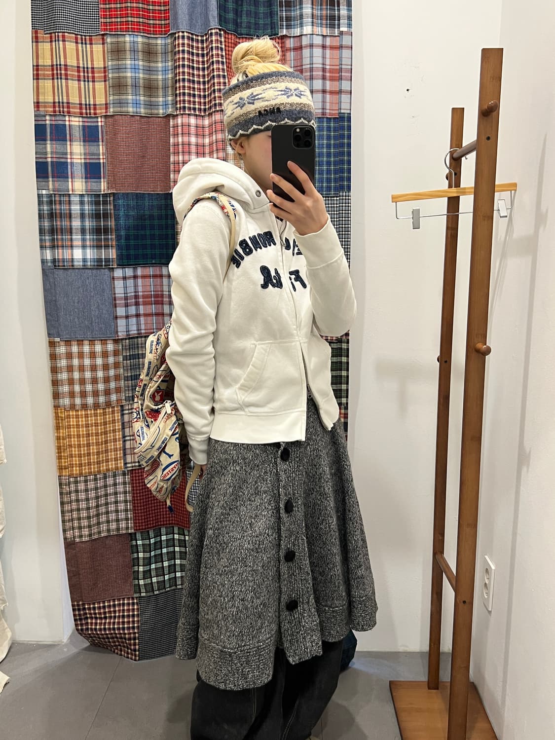 아베크롬비 화이트 후드집업 상품이미지5