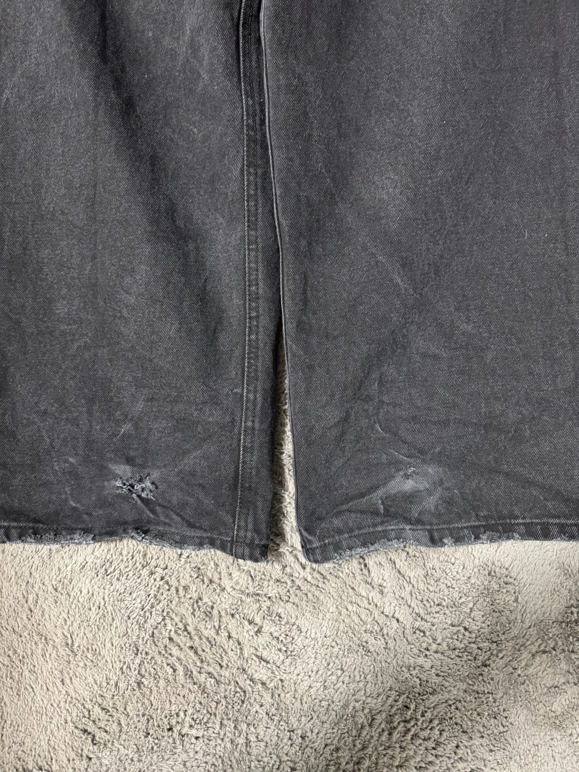 프리아큐파이 카모 하프 데님 블랙 s사이즈 상품이미지4