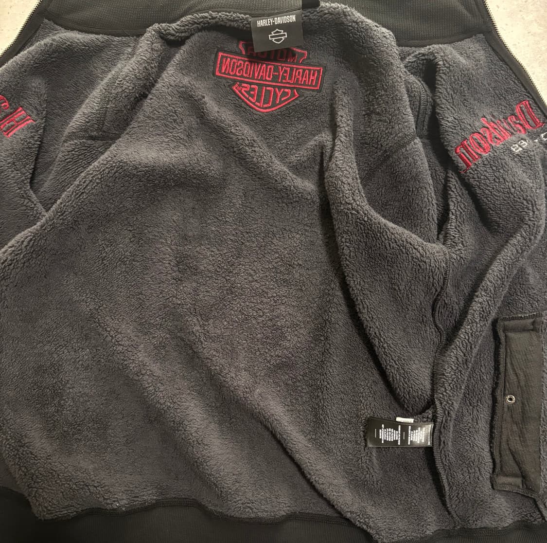 할리데이비슨 니트 집업 상품이미지2