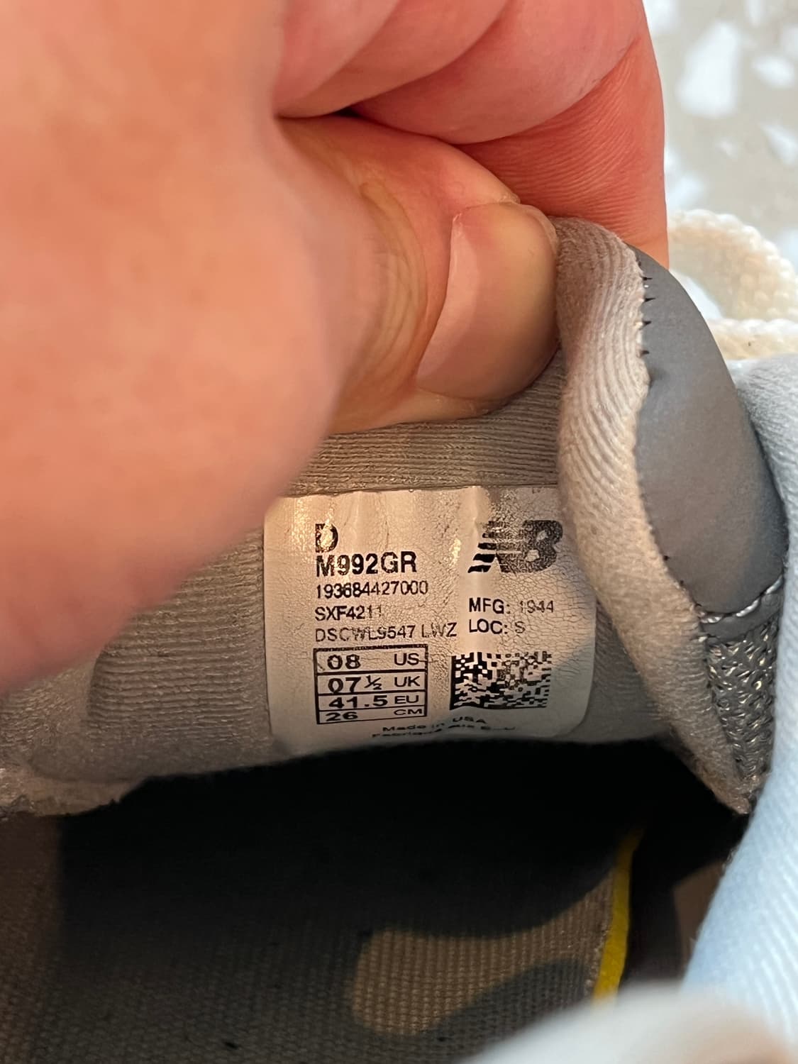 New Balance 992 상품이미지6
