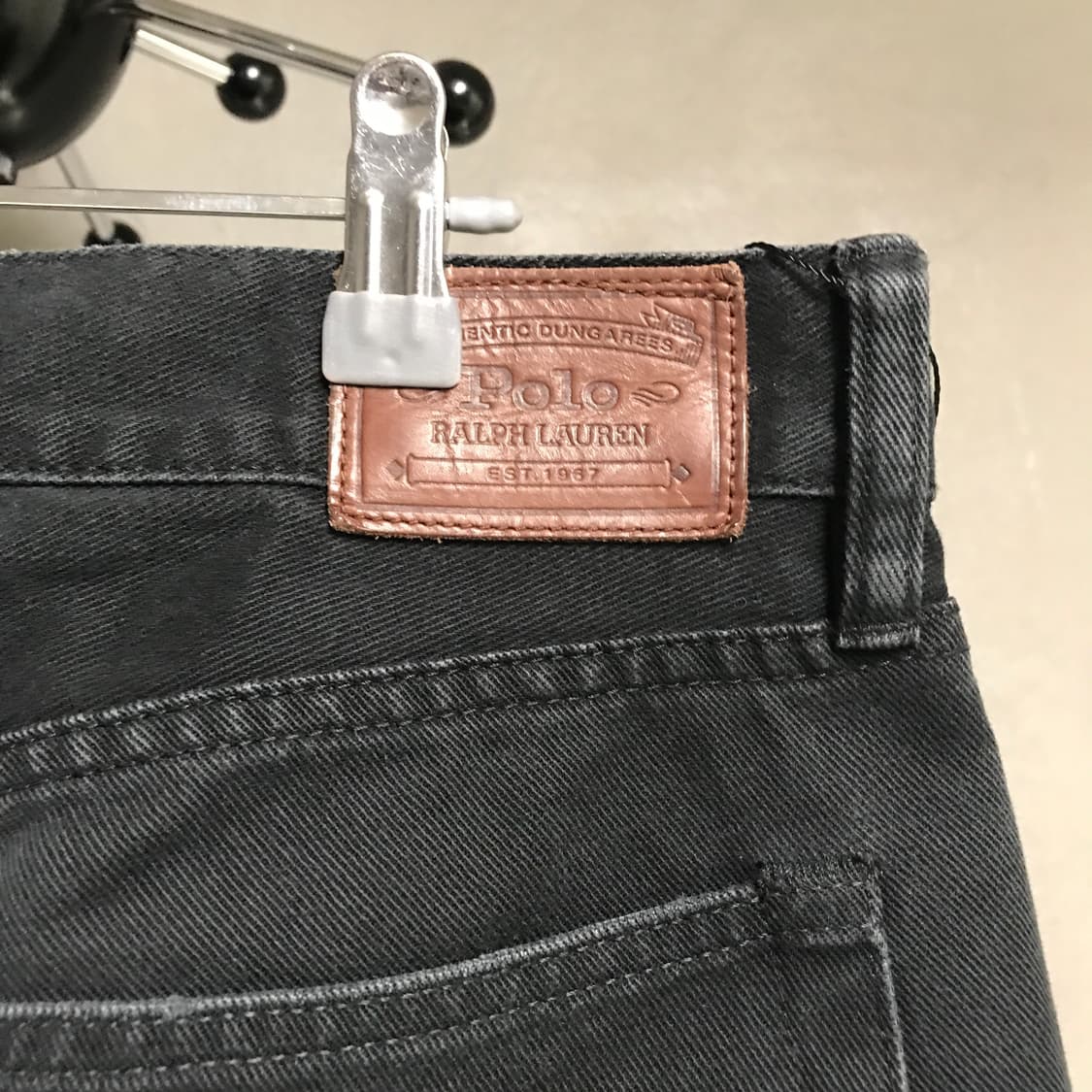 폴로 랄프로렌 흑청 데님 팬츠 32/32 상품이미지5
