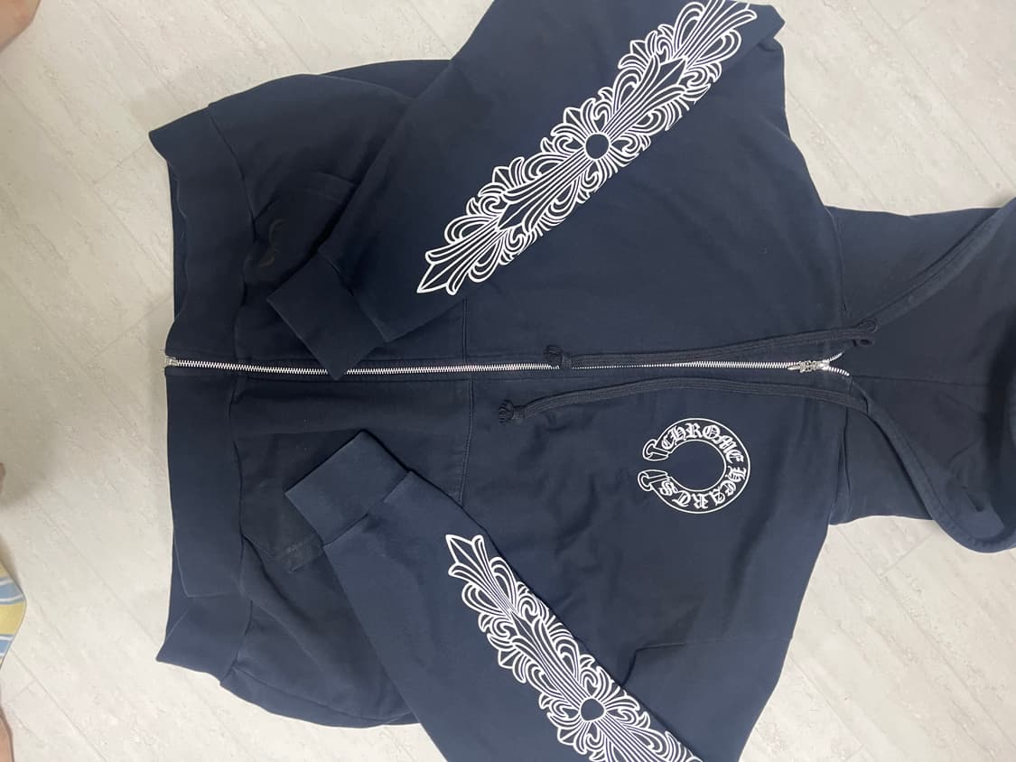 크롬하츠 홀스슈 플로랄 후드집업 상품이미지1