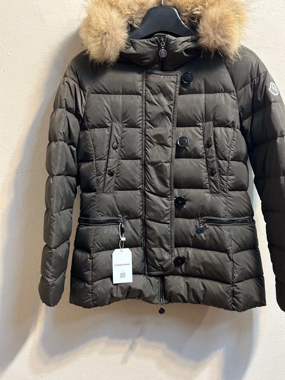 몽클레어 라쿤 퍼 다운 롱 패 상품이미지3