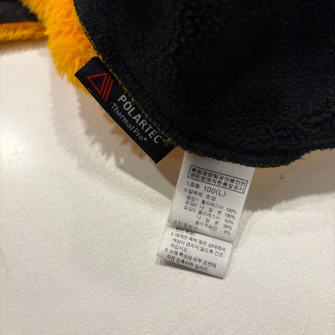 [100] 노스페이스 써밋 폴라텍 플리스 후리스 자켓 옐로우 D91 상품이미지8