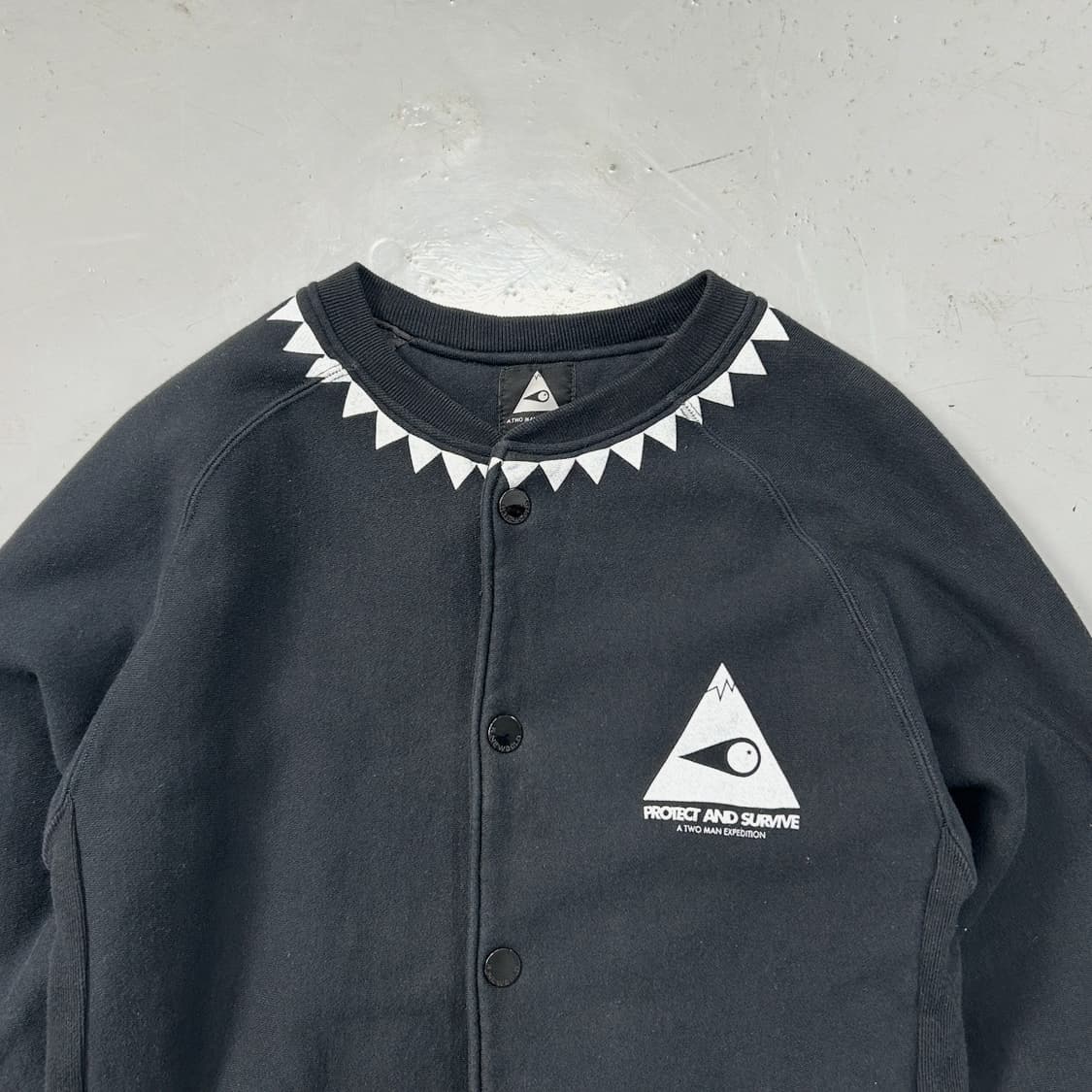 알뉴볼드 X GOODHOOD 스웻 스타디움 자켓 상품이미지2