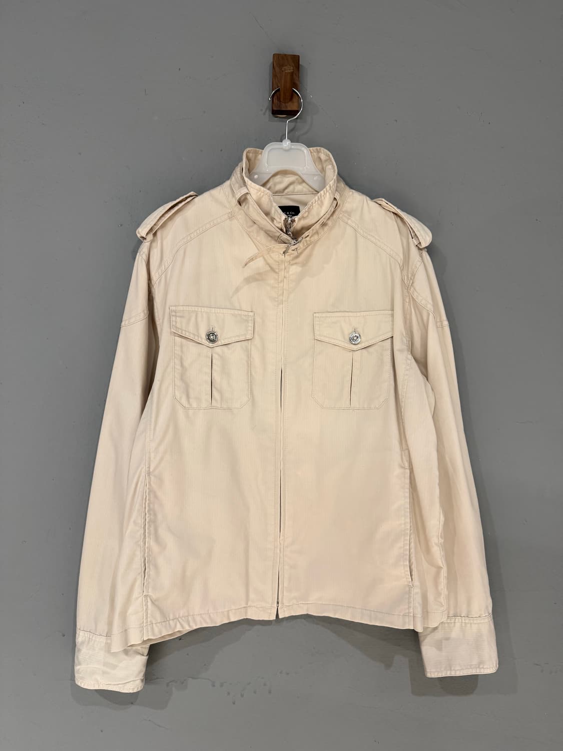 male & co neck buckle pocket jacket 상품이미지5