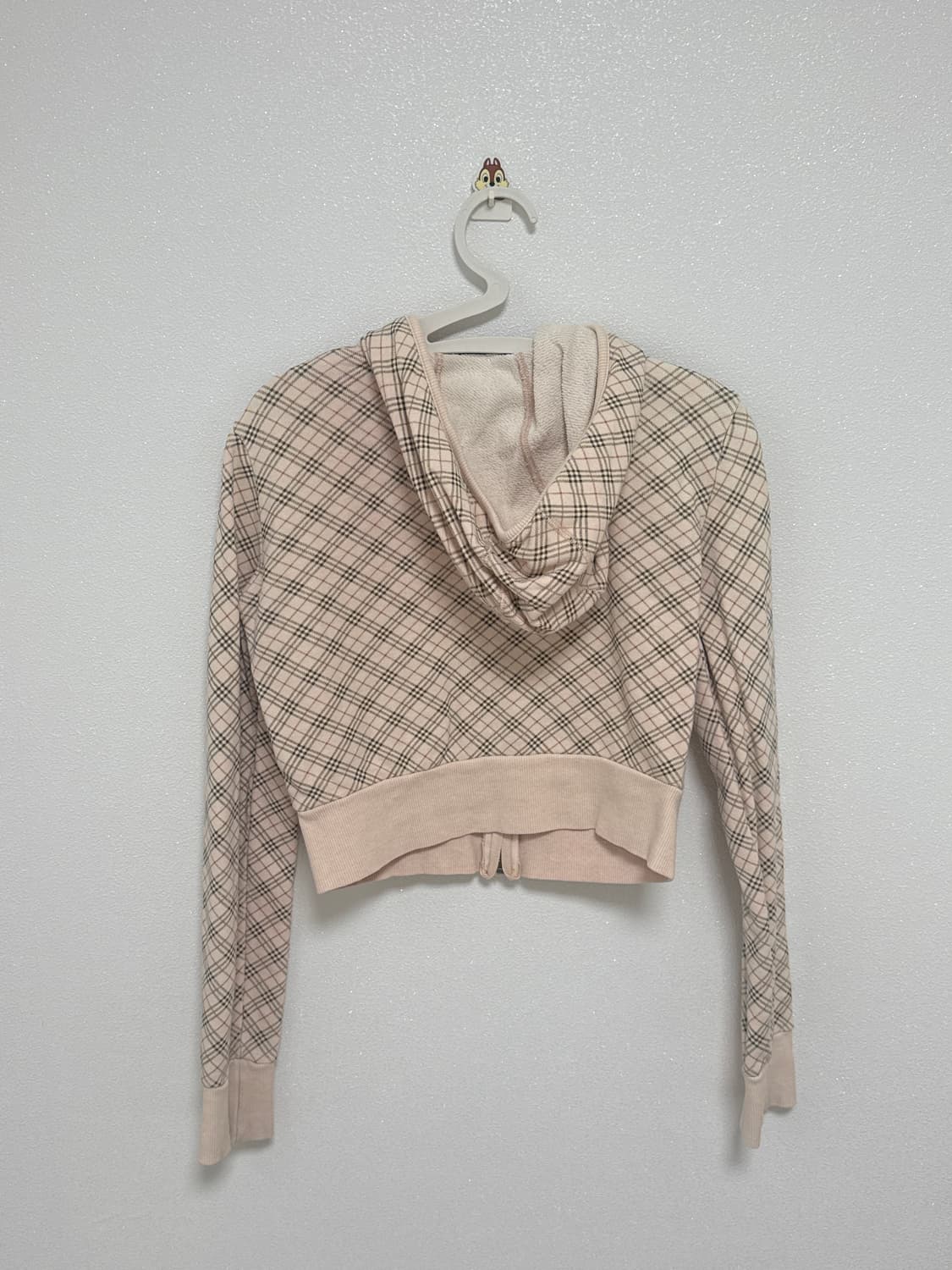 버버리 크롭 후드집업 블루라벨 상품이미지3