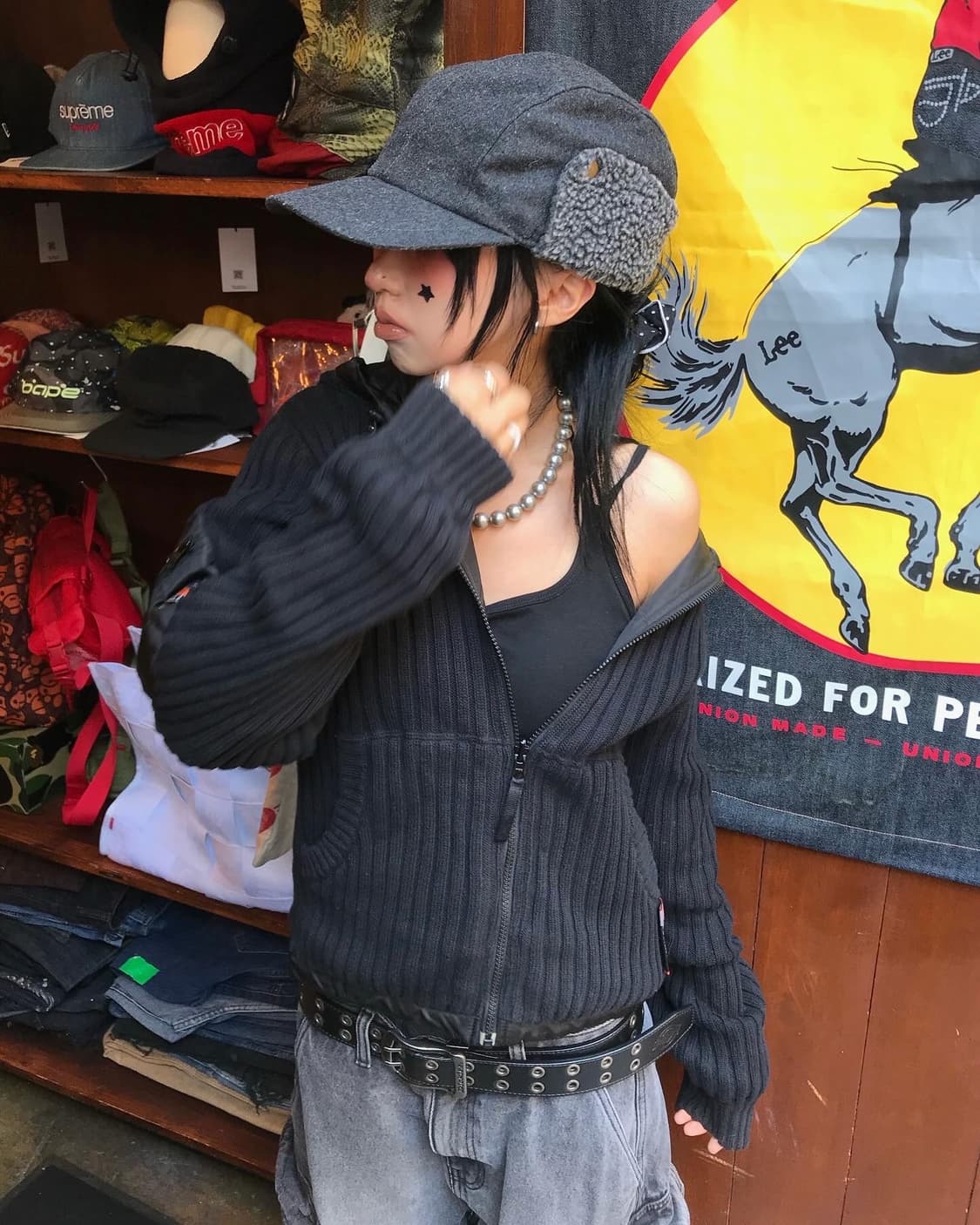 Harley-Davidson Reversible Knit Hood Jk 상품이미지2