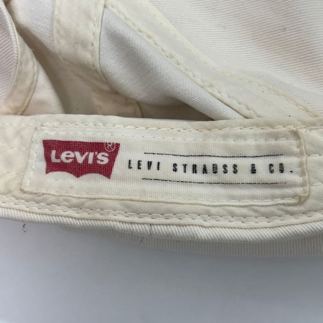 LEVI'S 빈티지 볼캡 화이트 상품이미지7