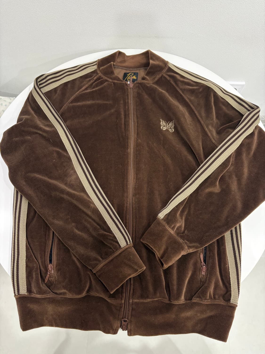 니들스 R.C 벨루어 트랙자켓 브라운 M 상품이미지2