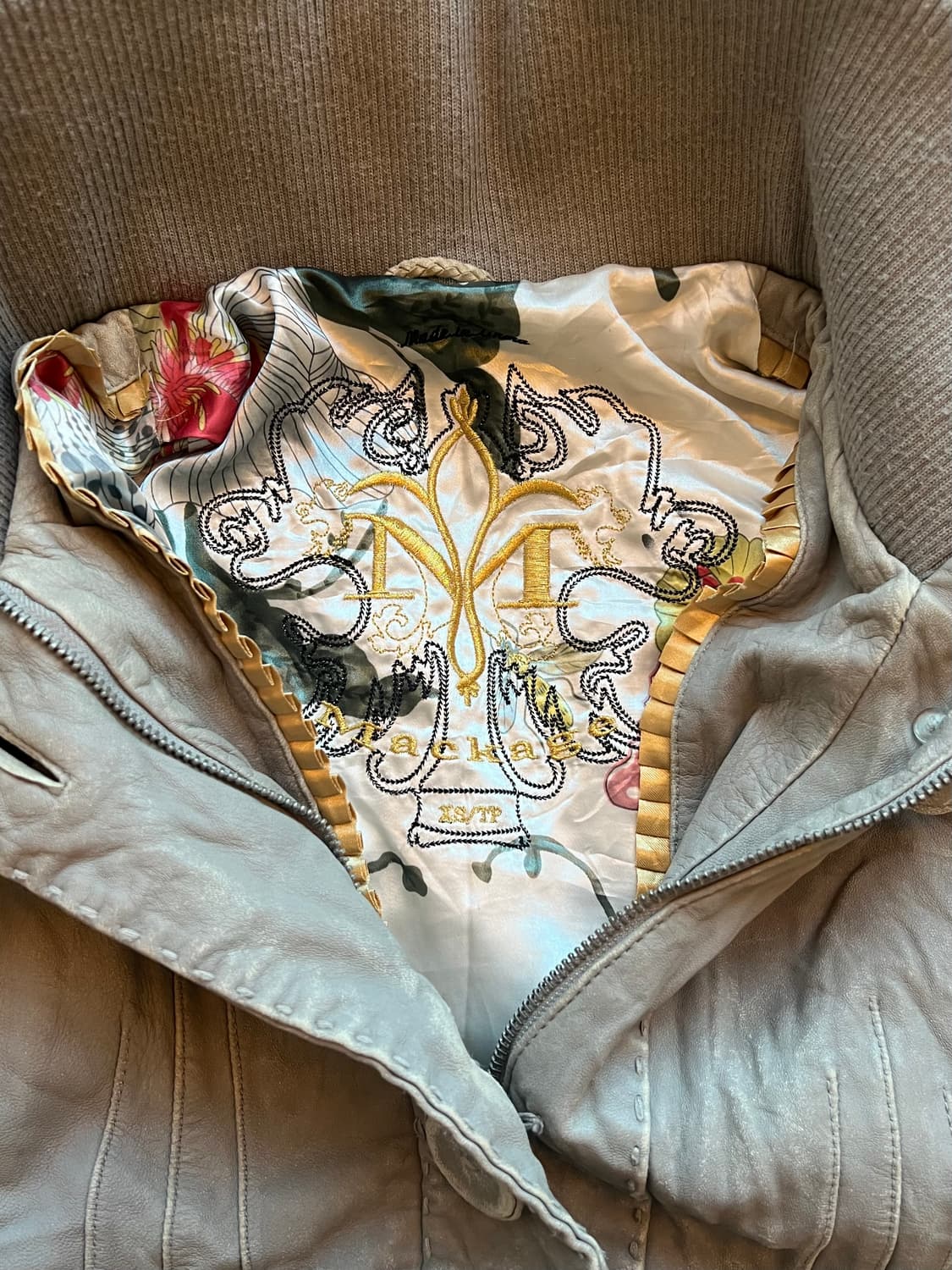 맥케이지 빈티지 레더 자켓  상품이미지6