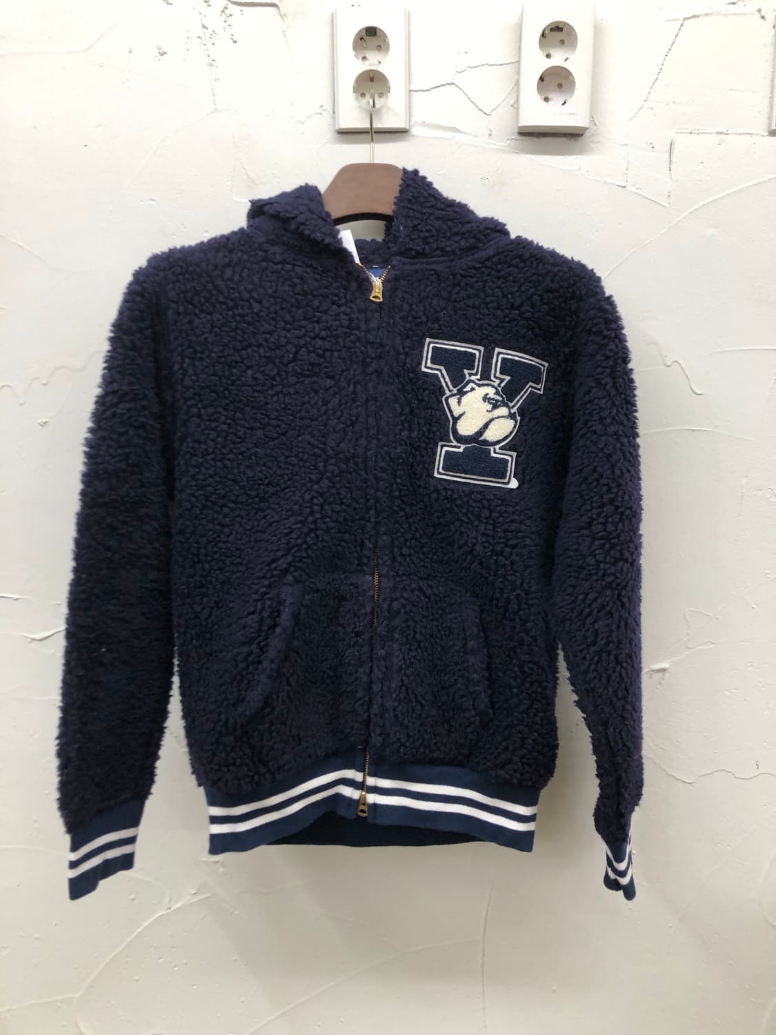 체스윅 x YALE 플리스 후드 집업 상품이미지1