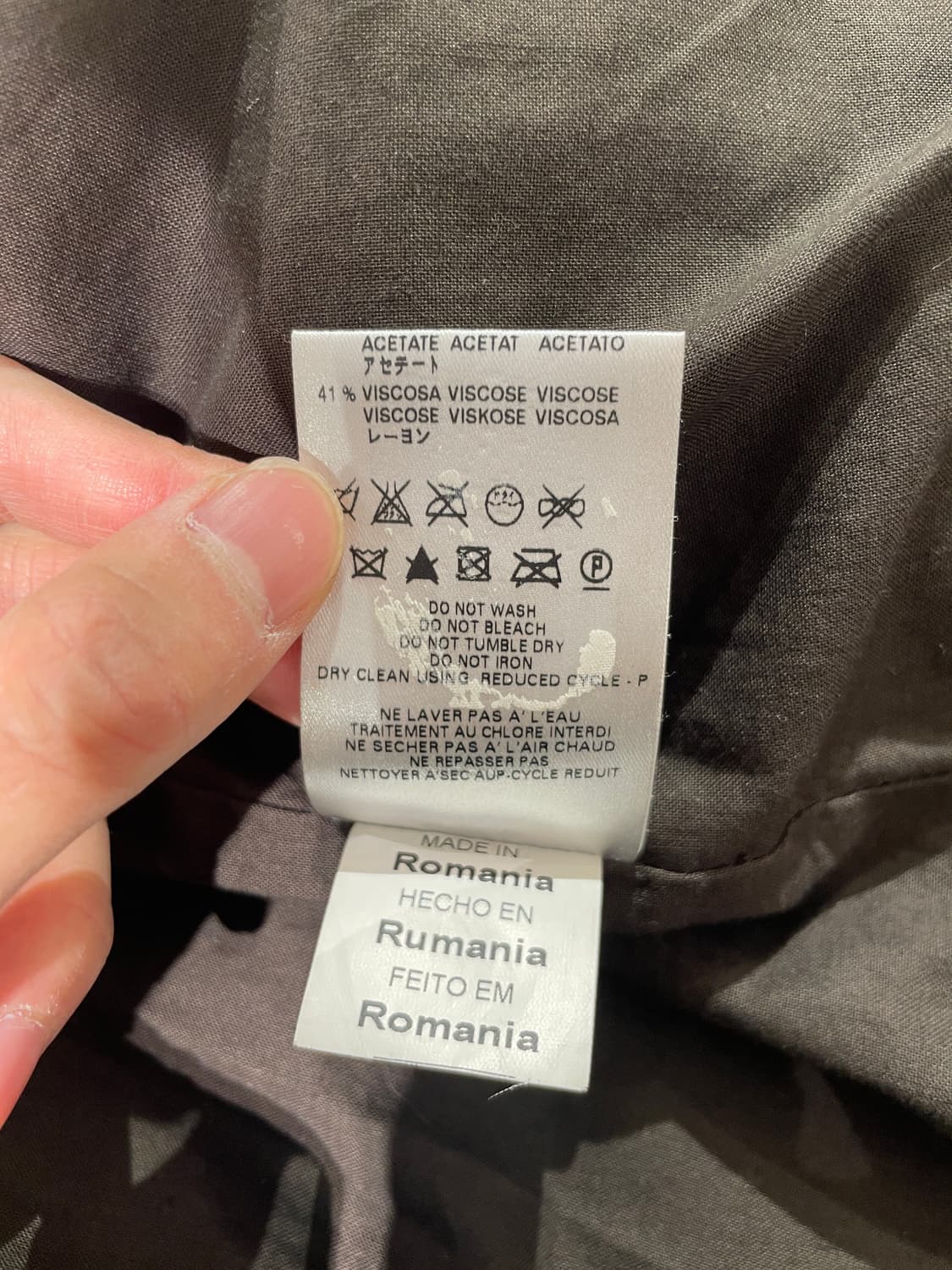 씨 바이 끌로에 다크 브라운 아칼릭 퍼 집업 자켓 상품이미지9