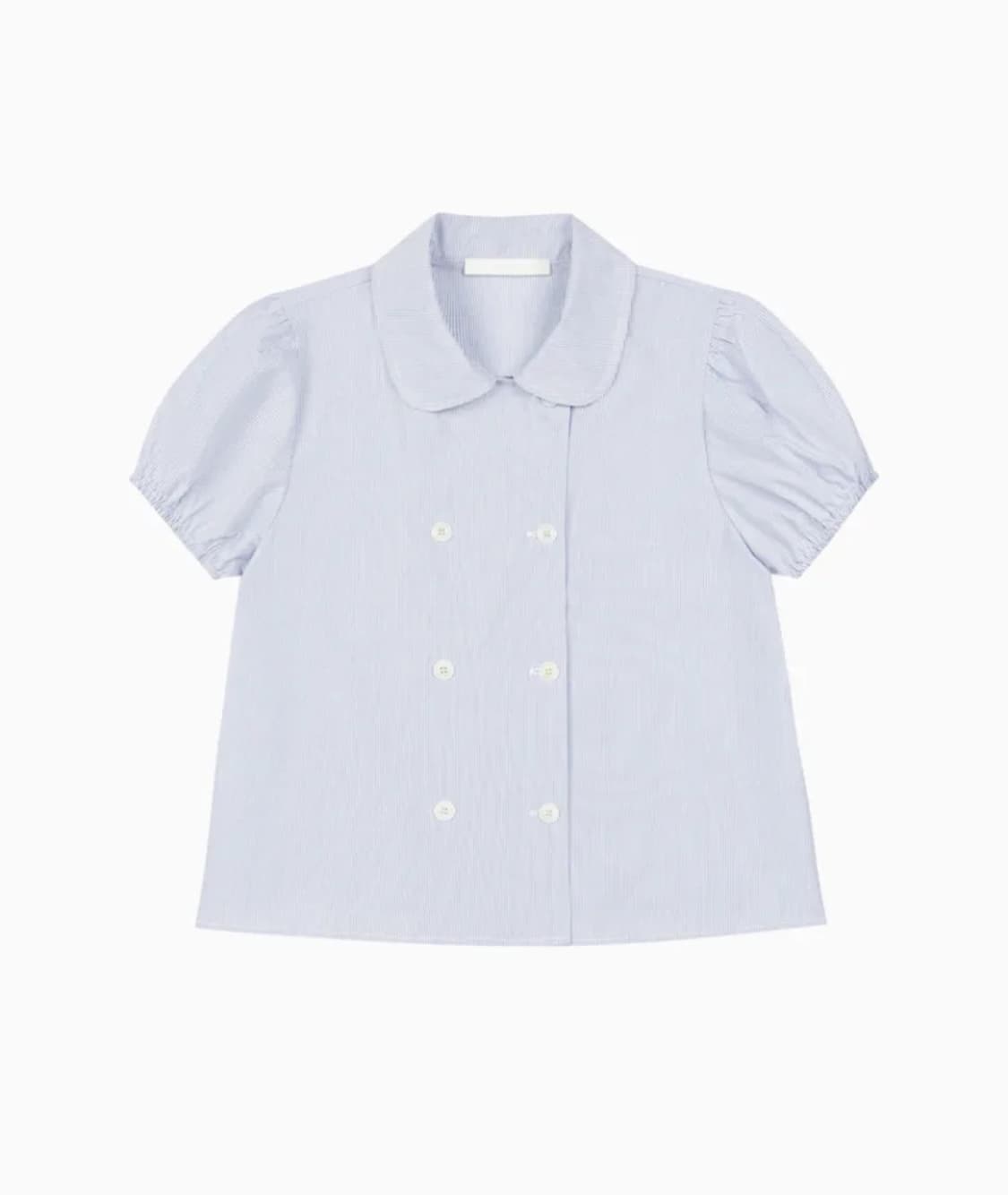 품절템)오헤시오 블라우스 ROUND COLLAR DOUBLE BLOUSE 상품이미지3